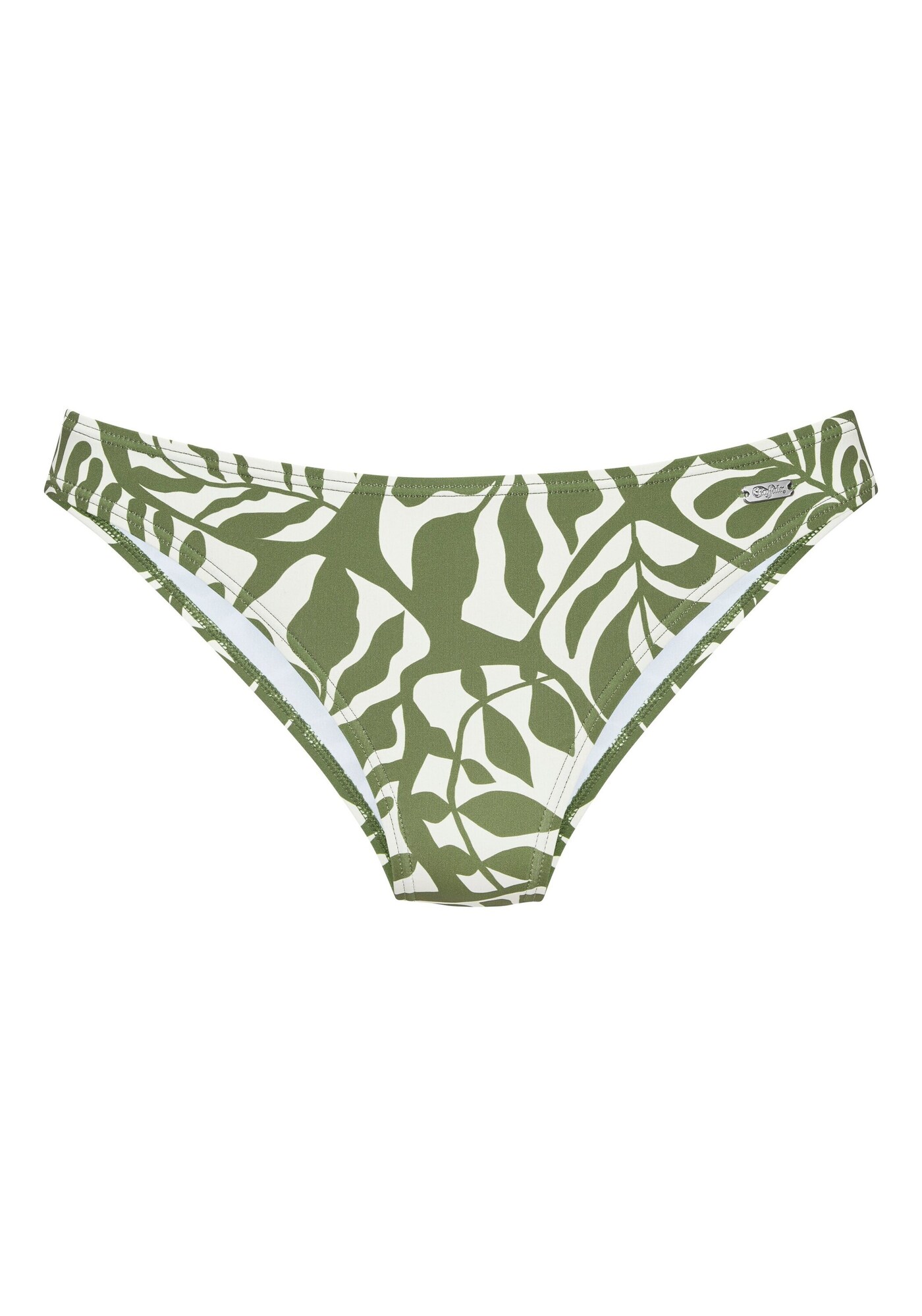 BUFFALO Slip costum de baie  oliv / alb