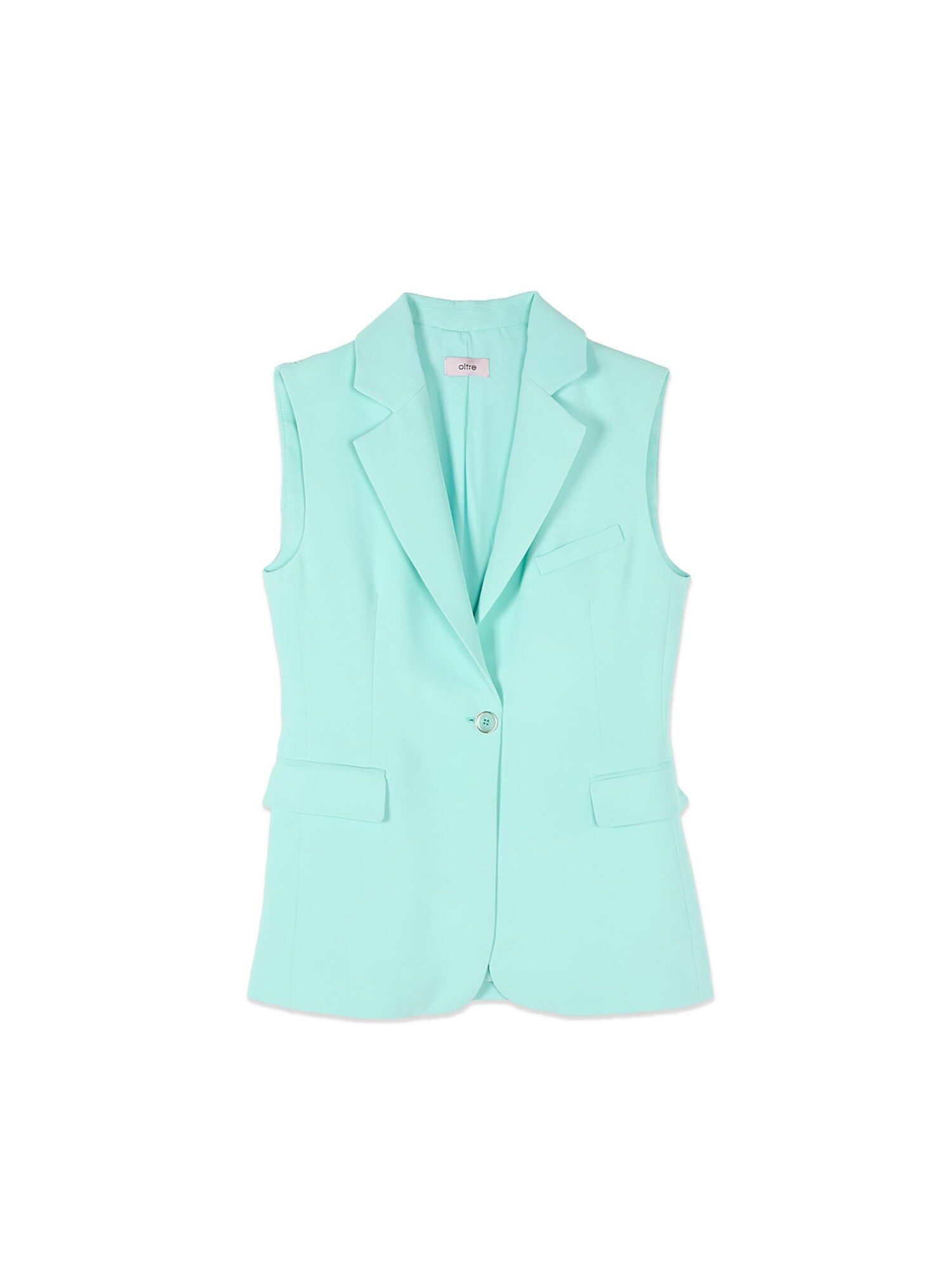 oltre Chaleco  verde pastel