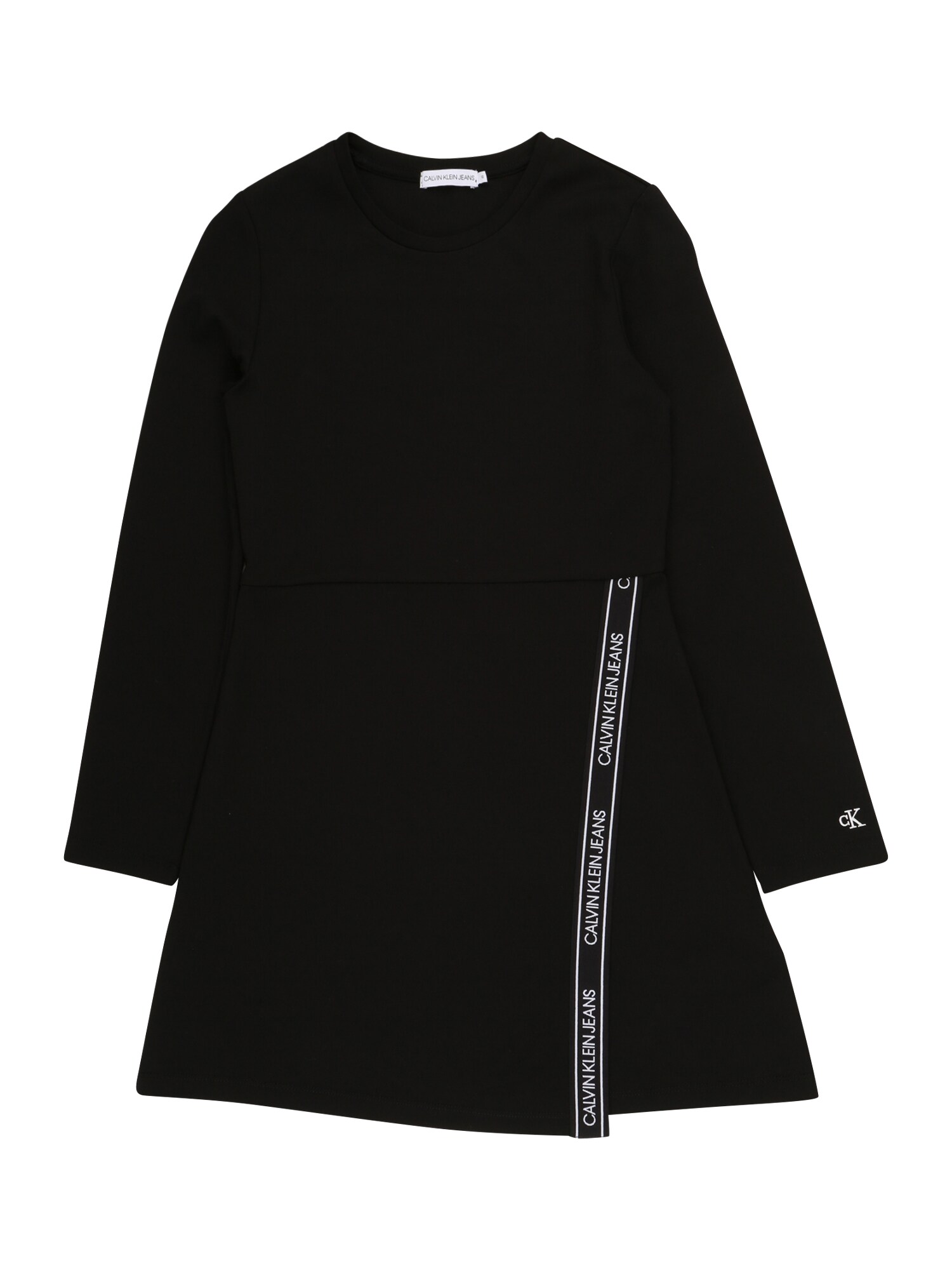 Calvin Klein Jeans Suknelė 'PUNTO'  juoda / balta