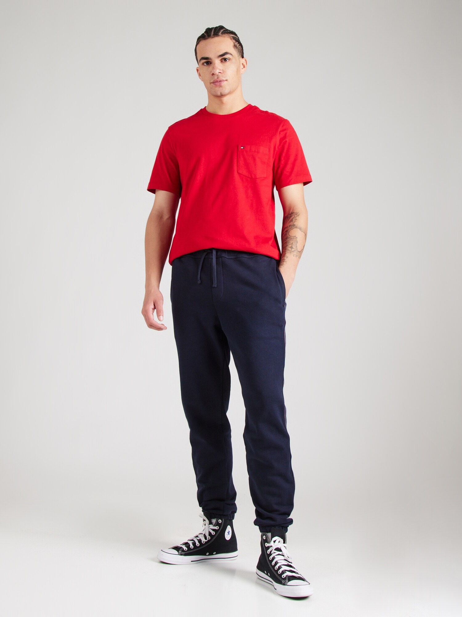 TOMMY HILFIGER Tričko 'ESSENTIAL' červená (obrázok 4)