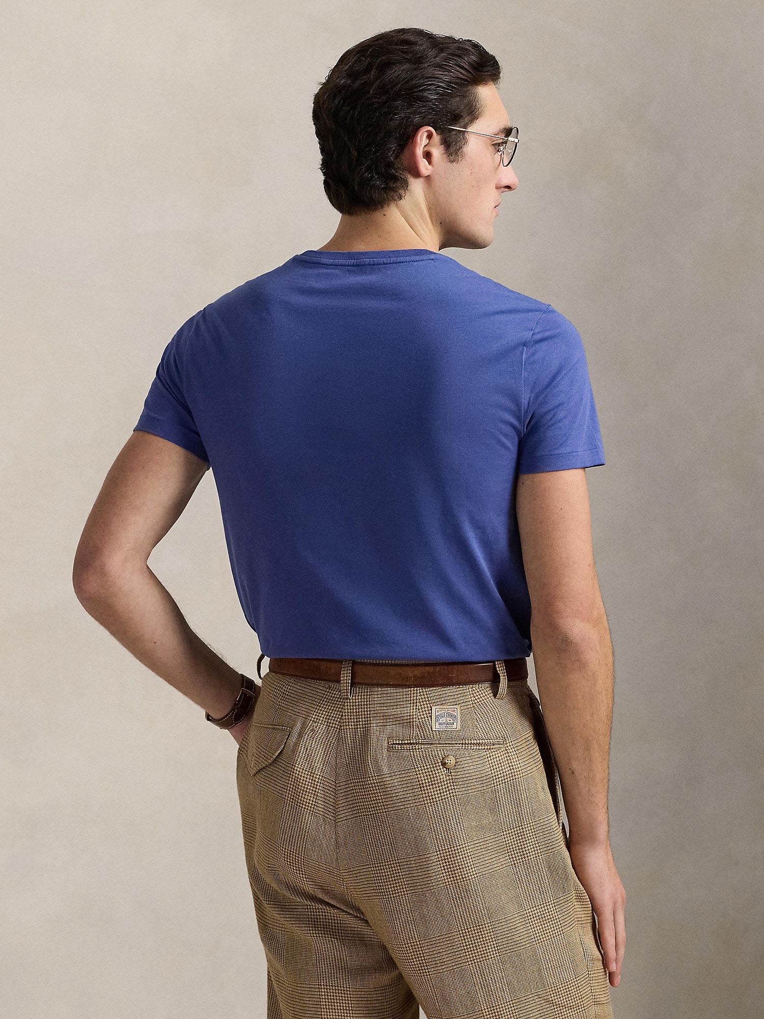 Polo Ralph Lauren Tričko enciánová (obrázok 3)