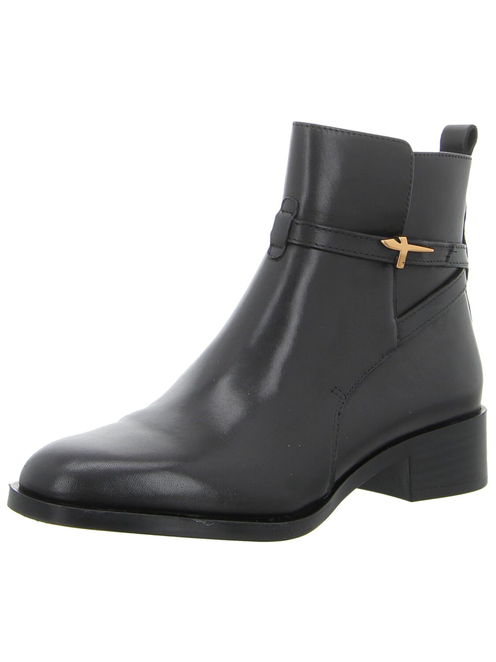 Tamaris Stövlett 'Damen Stiefelette 1-25321-43-001 Echt Leder in schwarz' kängor & boots dam
