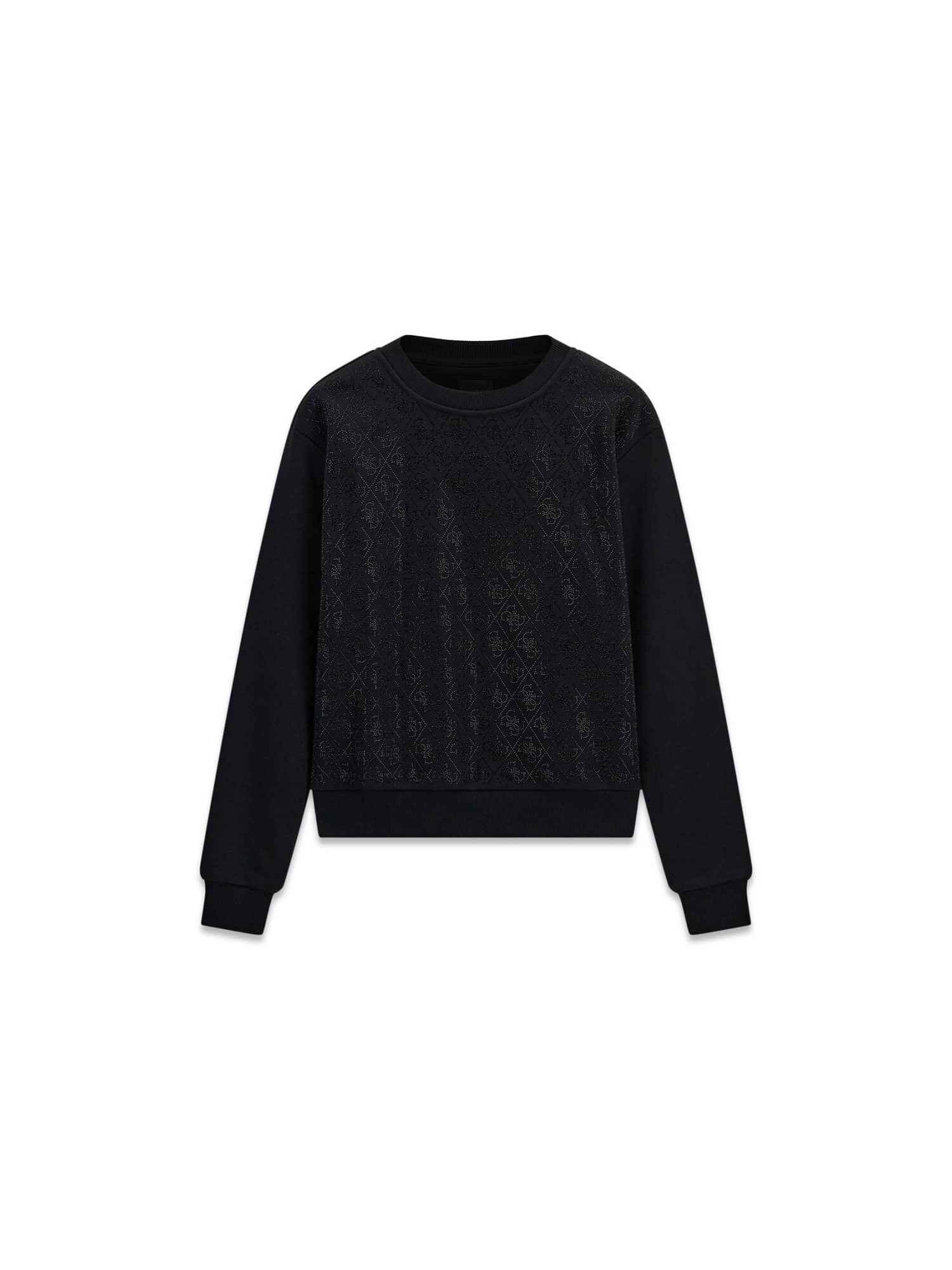 GUESS Bluză de molton negru