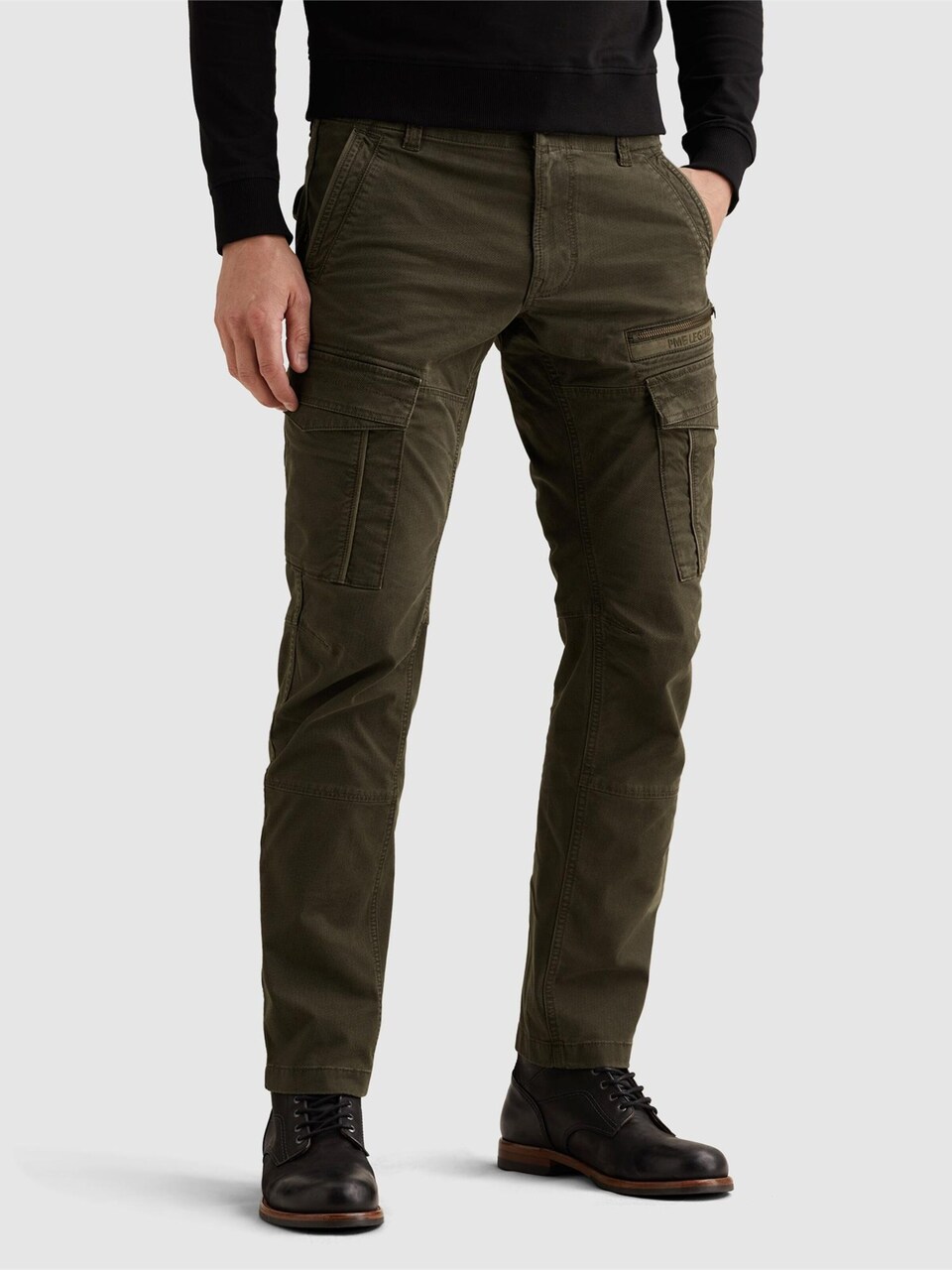 Byxa 'Nordrop relaxed fit cargo pants with allover print'