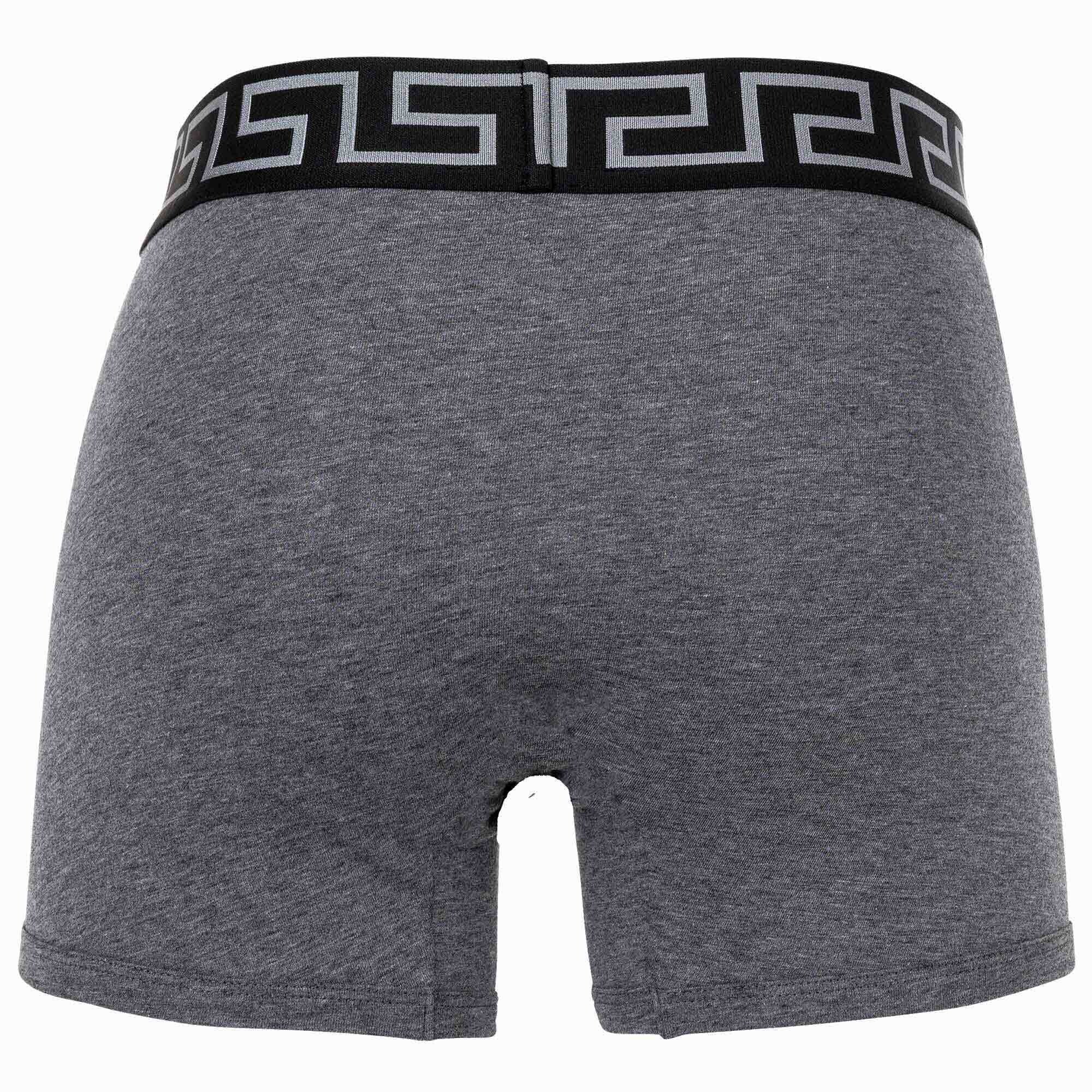 VERSACE Calzoncillo boxer  gris / negro / blanco – imagen 2