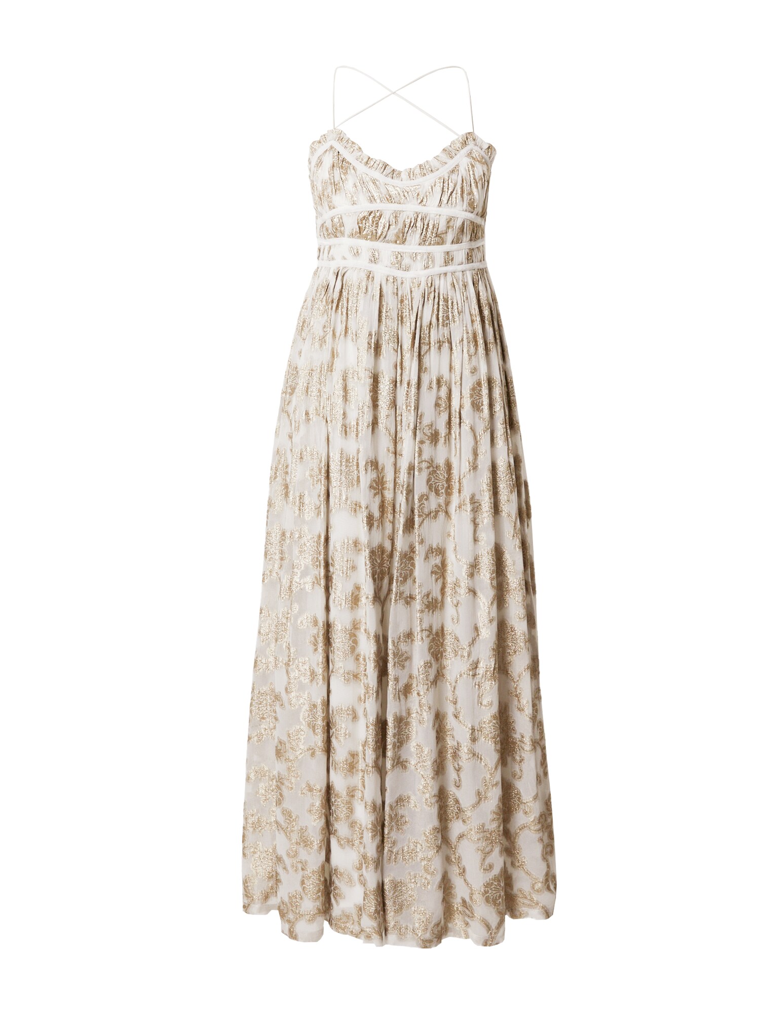 Free People Kokteilové šaty 'CHARLIE'  zlatá / biela