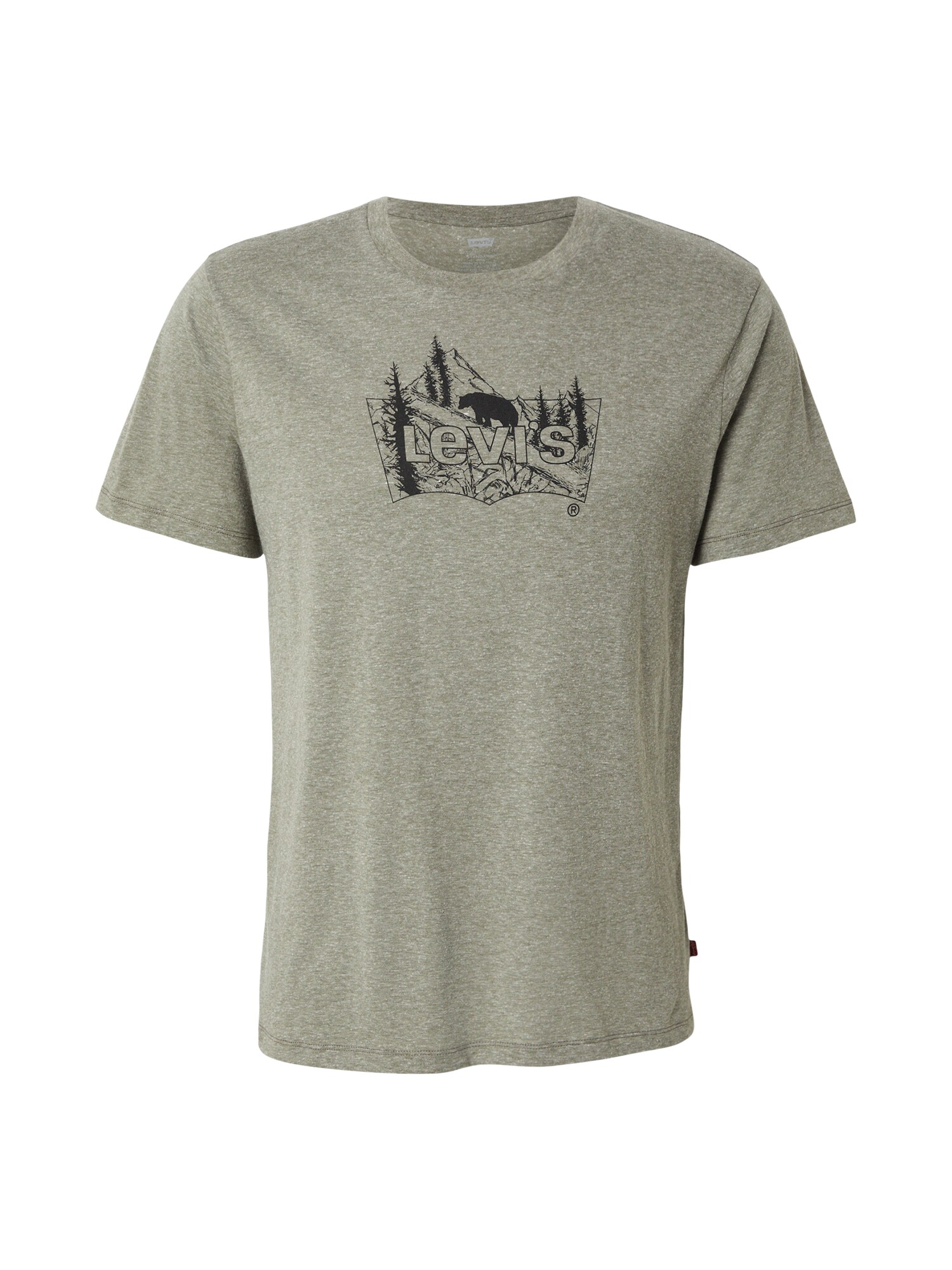 LEVIS ® Tricou gri deschis / negru
