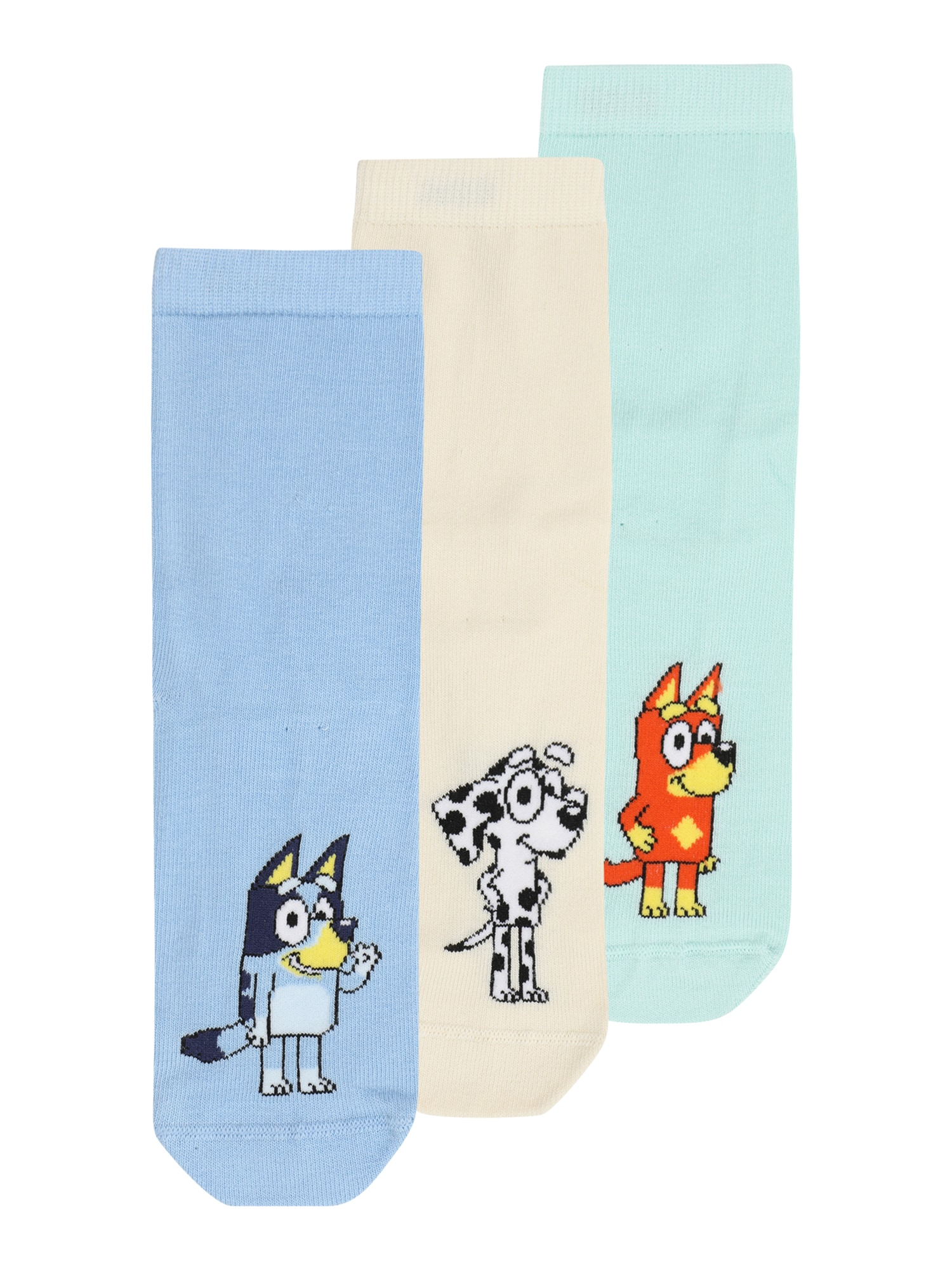 Lindex Zokni 'Bluey'  türkiz / világoskék / fekete / piszkosfehér akciós termékkép 1
