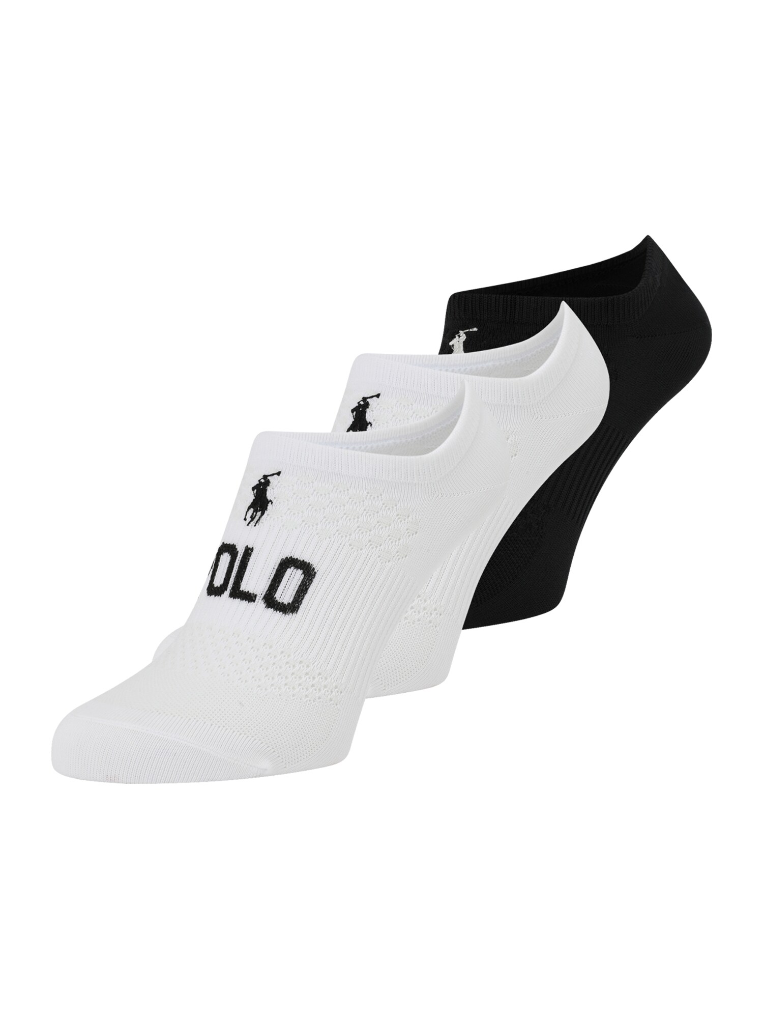 Жени > Дрехи > НОВО > Бельо и Бански Polo Ralph Lauren Дамски чорапи тип терлици  черно / бяло