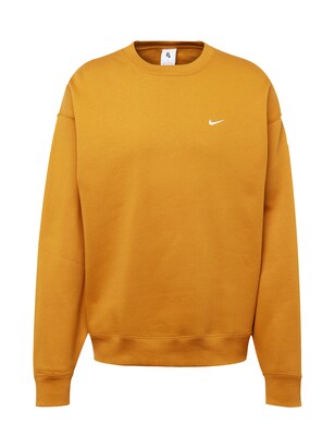 Nike Sportswear Sweatshirt ‘Swoosh’ Safraan / Wit