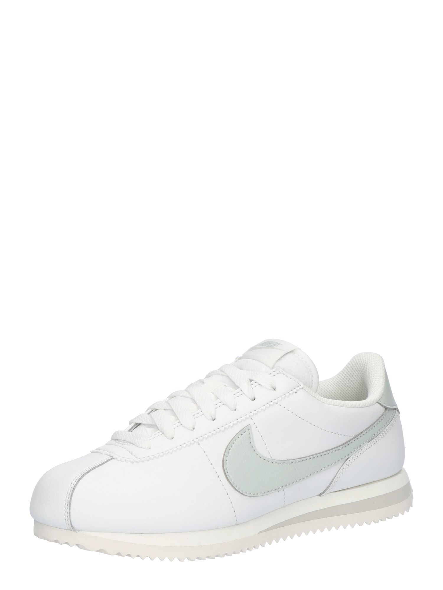 Nike Sportswear Nízke tenisky 'Cortez'  mätová / biela