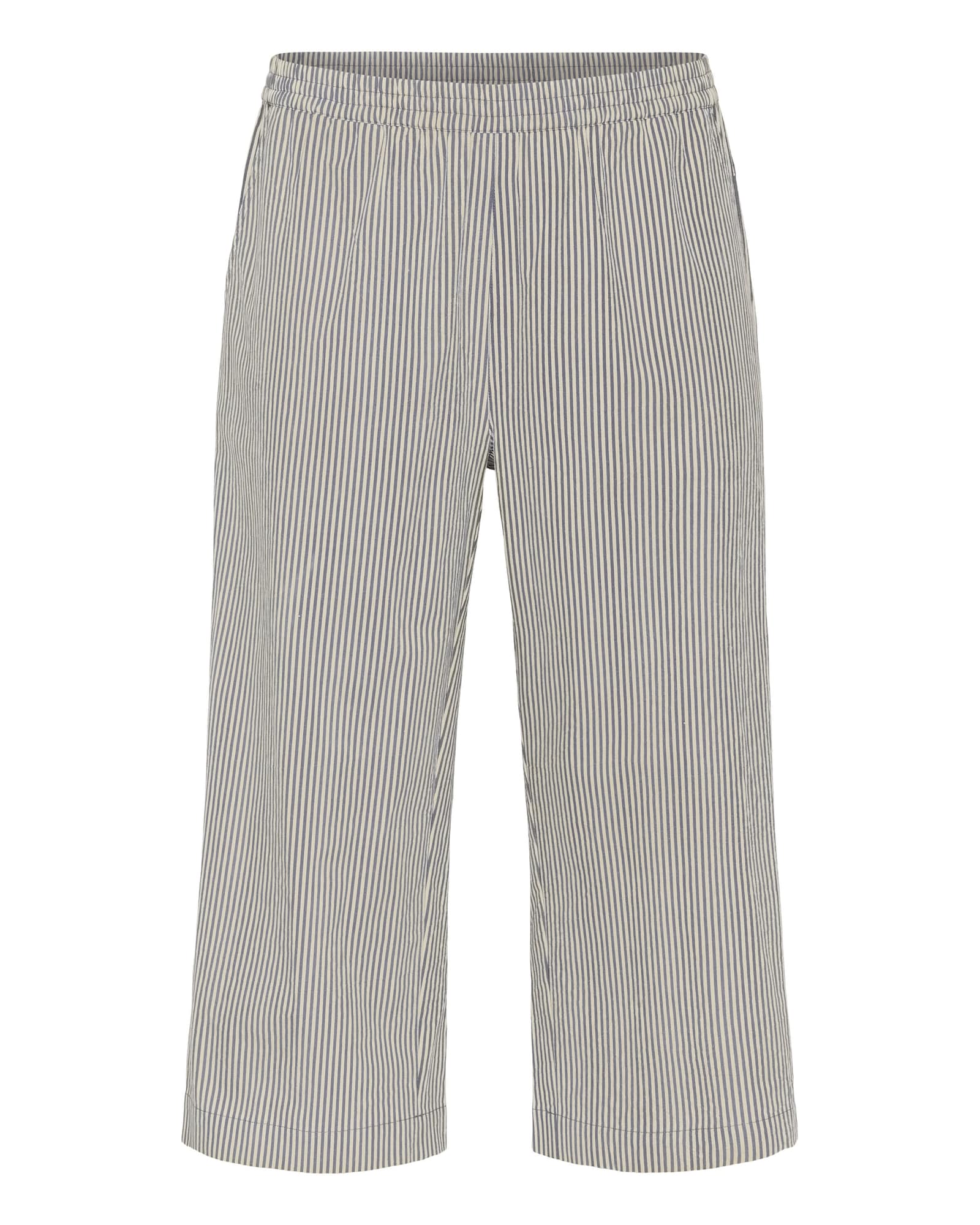 KAFFE CURVE Pantaloni KCNana  safir / alb murdar