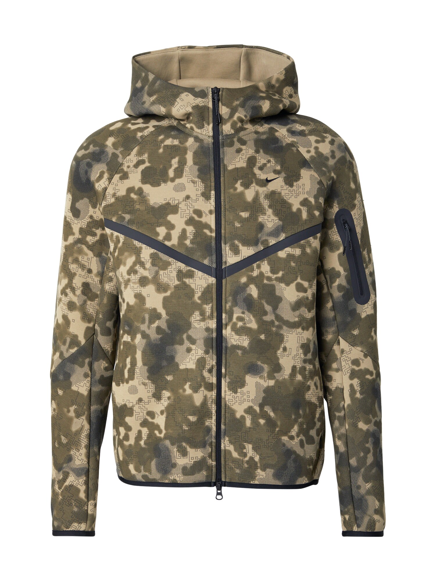 Nike Sportswear Hanorac TECH FLC  bej / oliv / negru