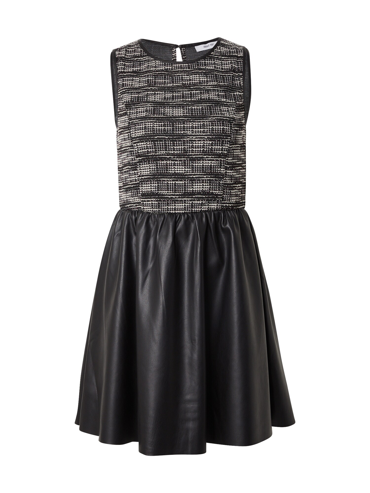 ABOUT YOU Rochie Annika negru / alb