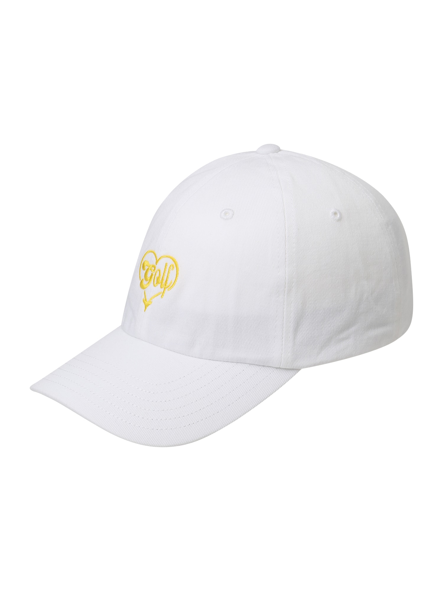 adidas Golf Sportinė kepurė balta / geltona / juoda