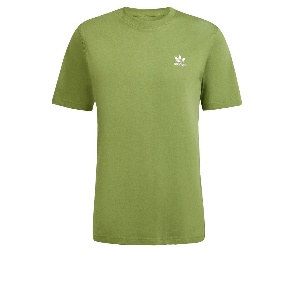 ADIDAS ORIGINALS T-Shirt 'Trefoil Essentials' Herren Größe L kiwi / weiß