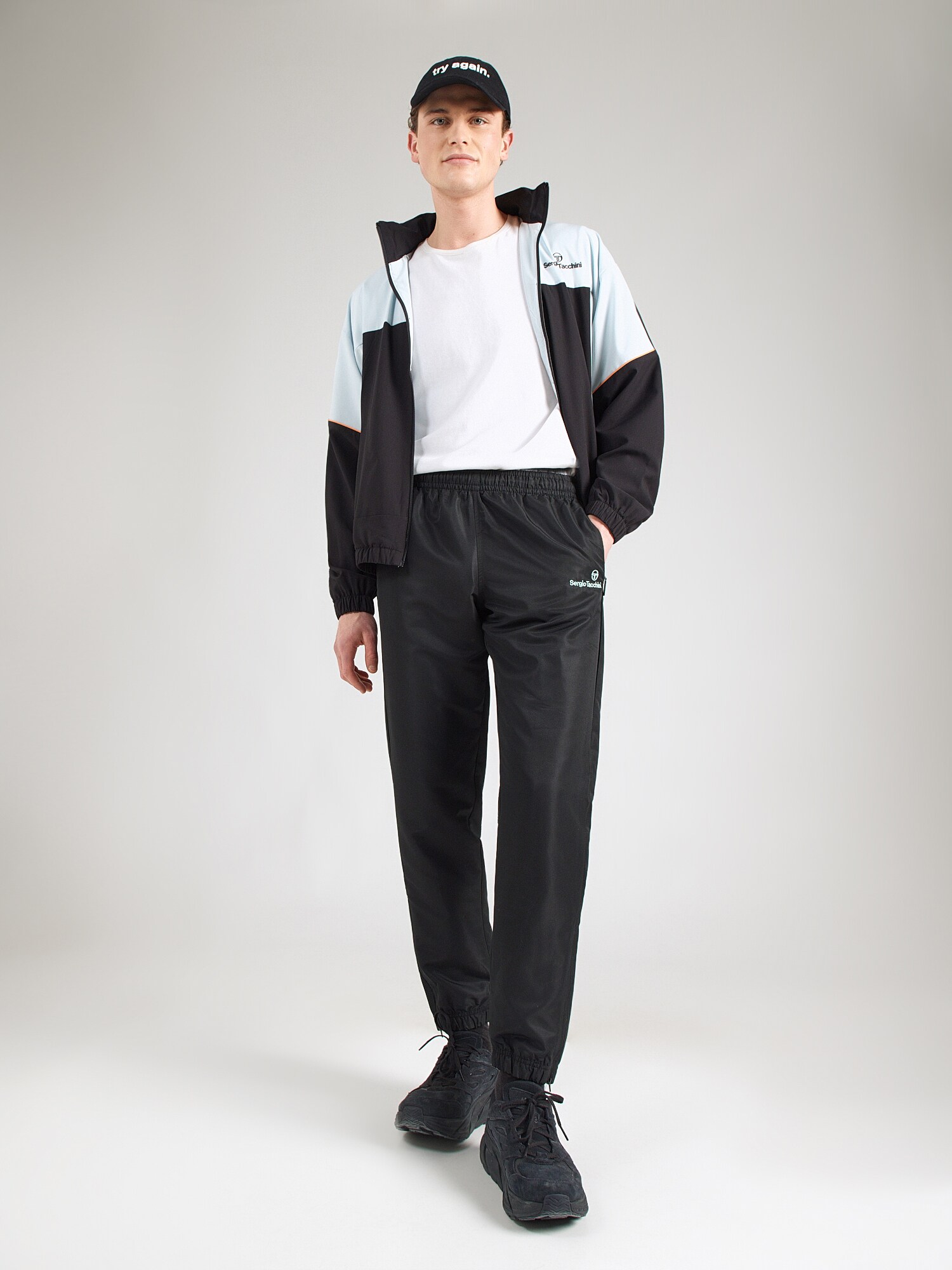 Sergio Tacchini Nohavice 'CARSON 021'  čierna (obrázok 2)