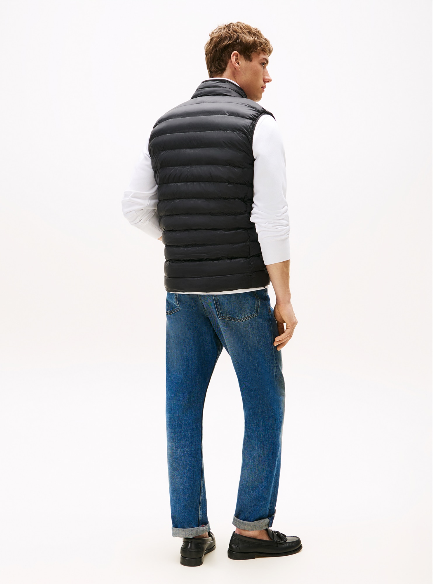 TOMMY HILFIGER Vesta červená / čierna / biela (obrázok 3)