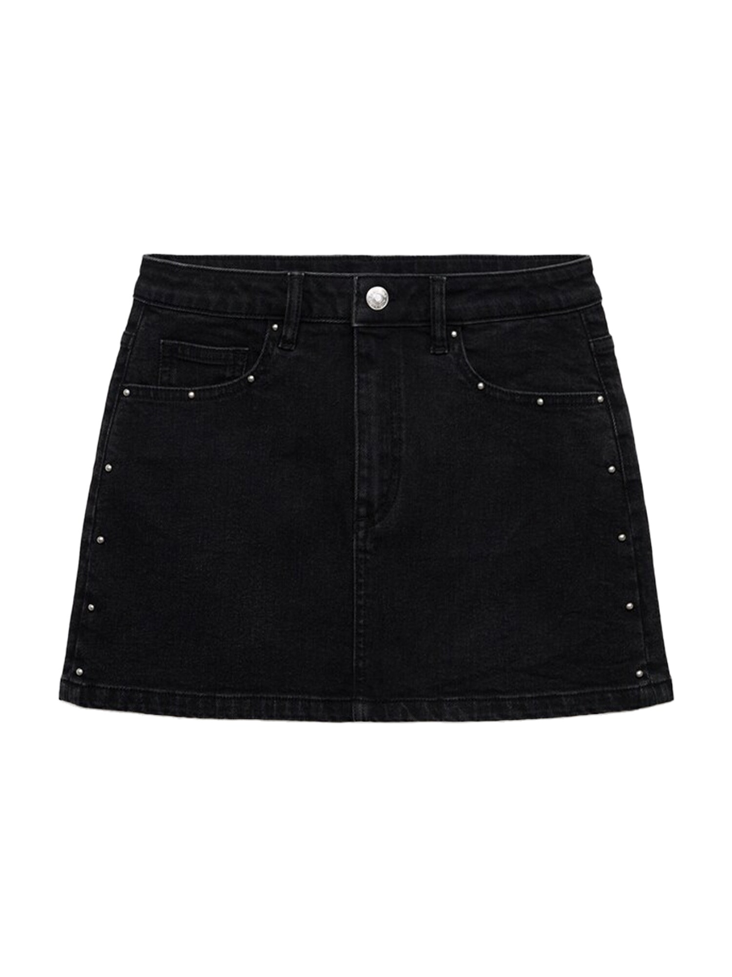 MANGO TEEN Fustă PARTYF  negru denim