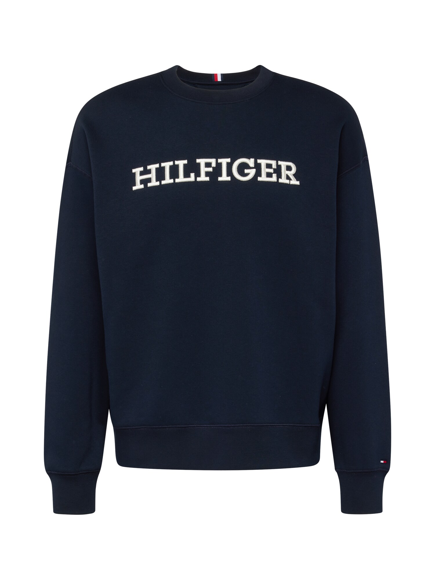 TOMMY HILFIGER Mikina  námornícka modrá / biela