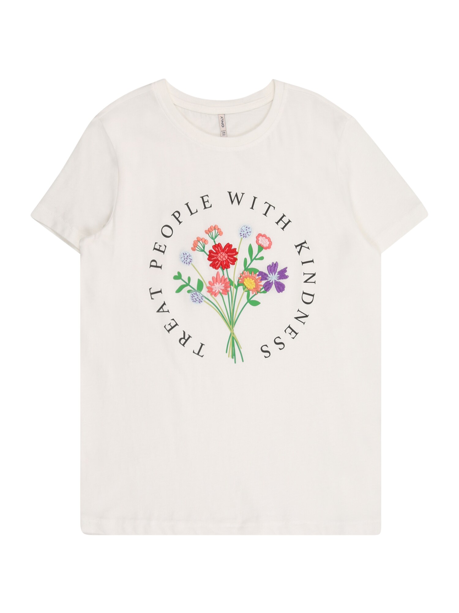ONLY GIRLS Tricou KOGEmma  verde / mov închis / roșu / alb