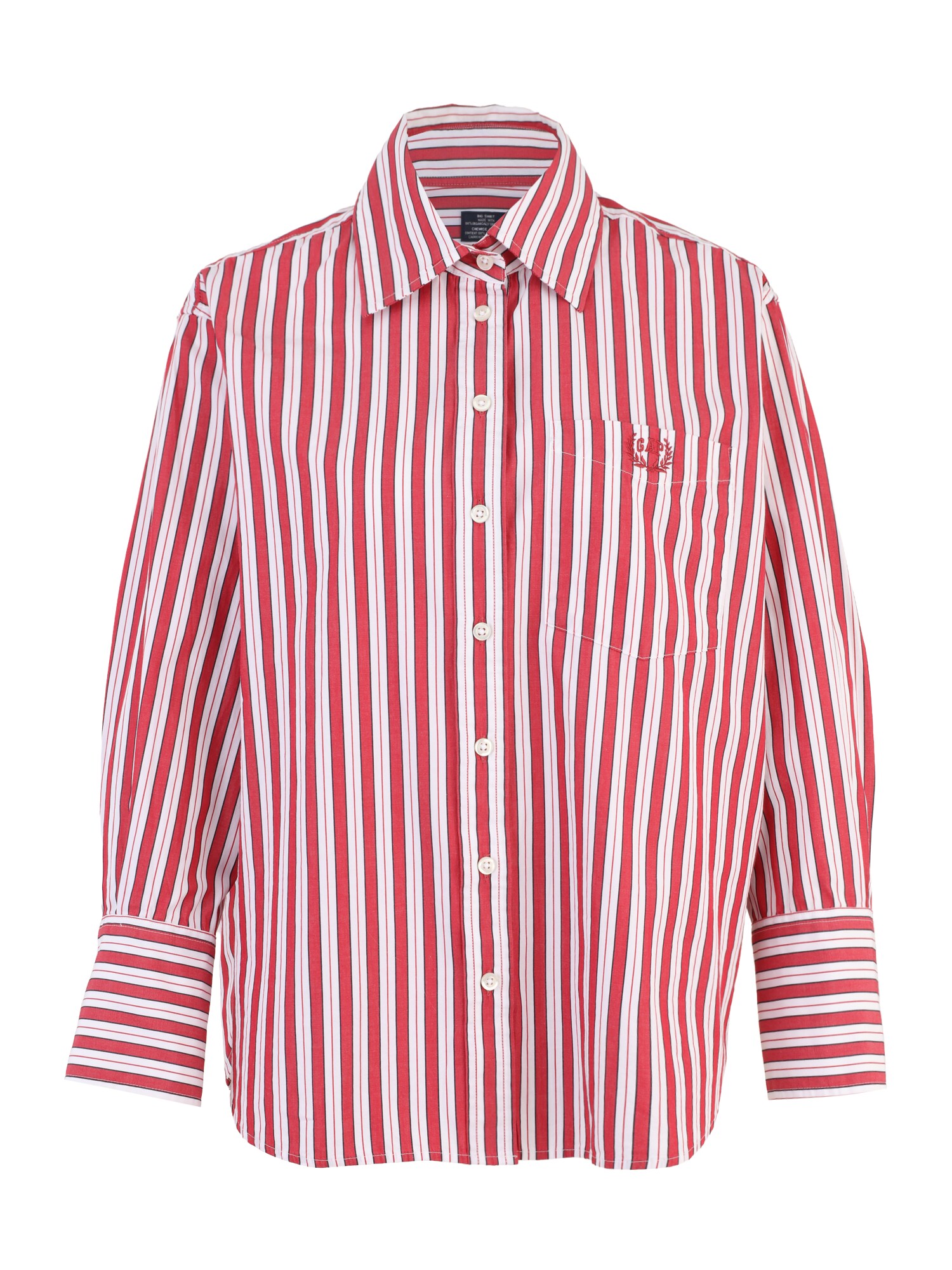 Gap Tall Camicia da donna granatina / nero / bianco