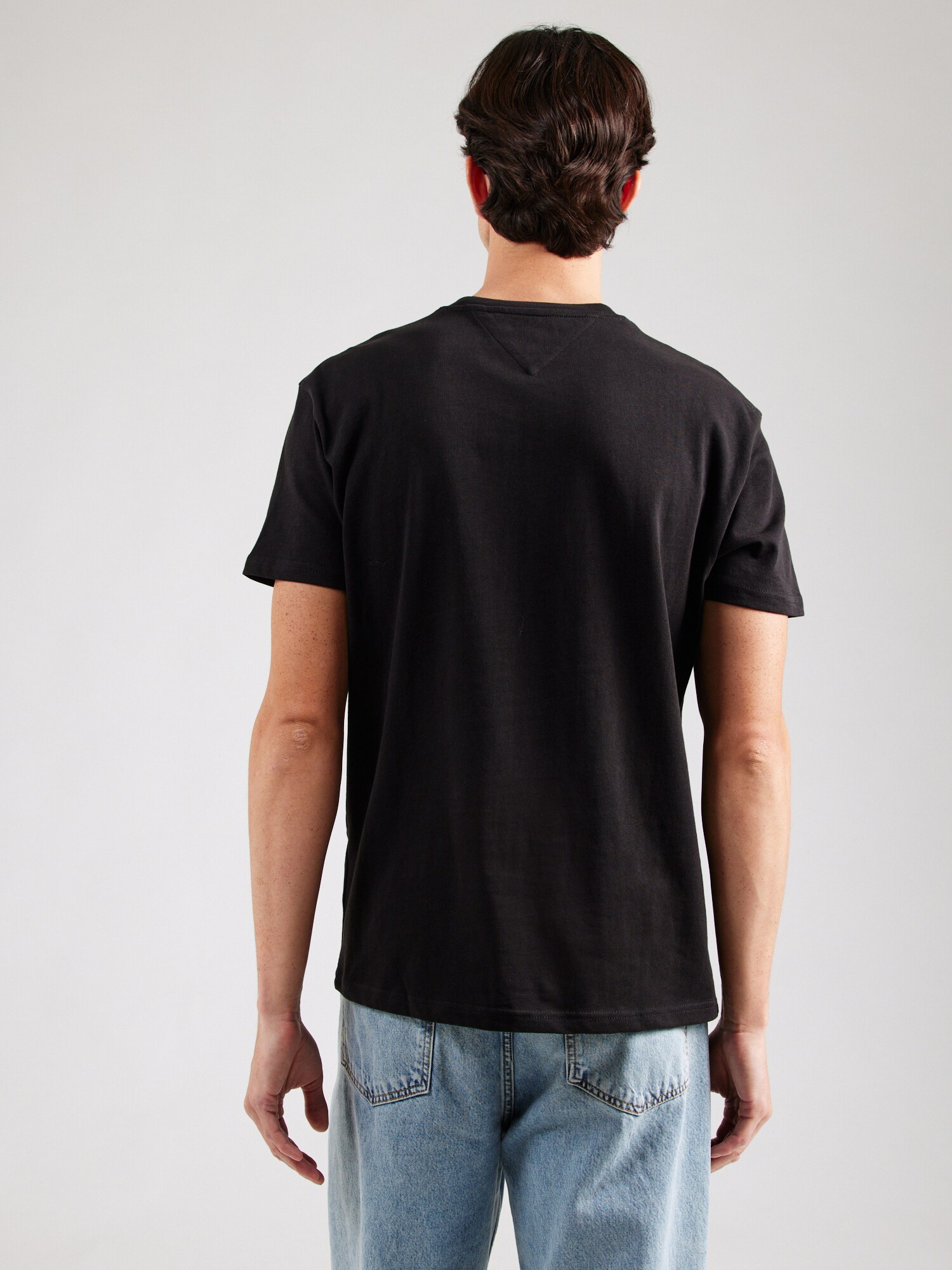 Tommy Jeans Tričko námornícka modrá / červená / čierna / šedobiela (obrázok 3)