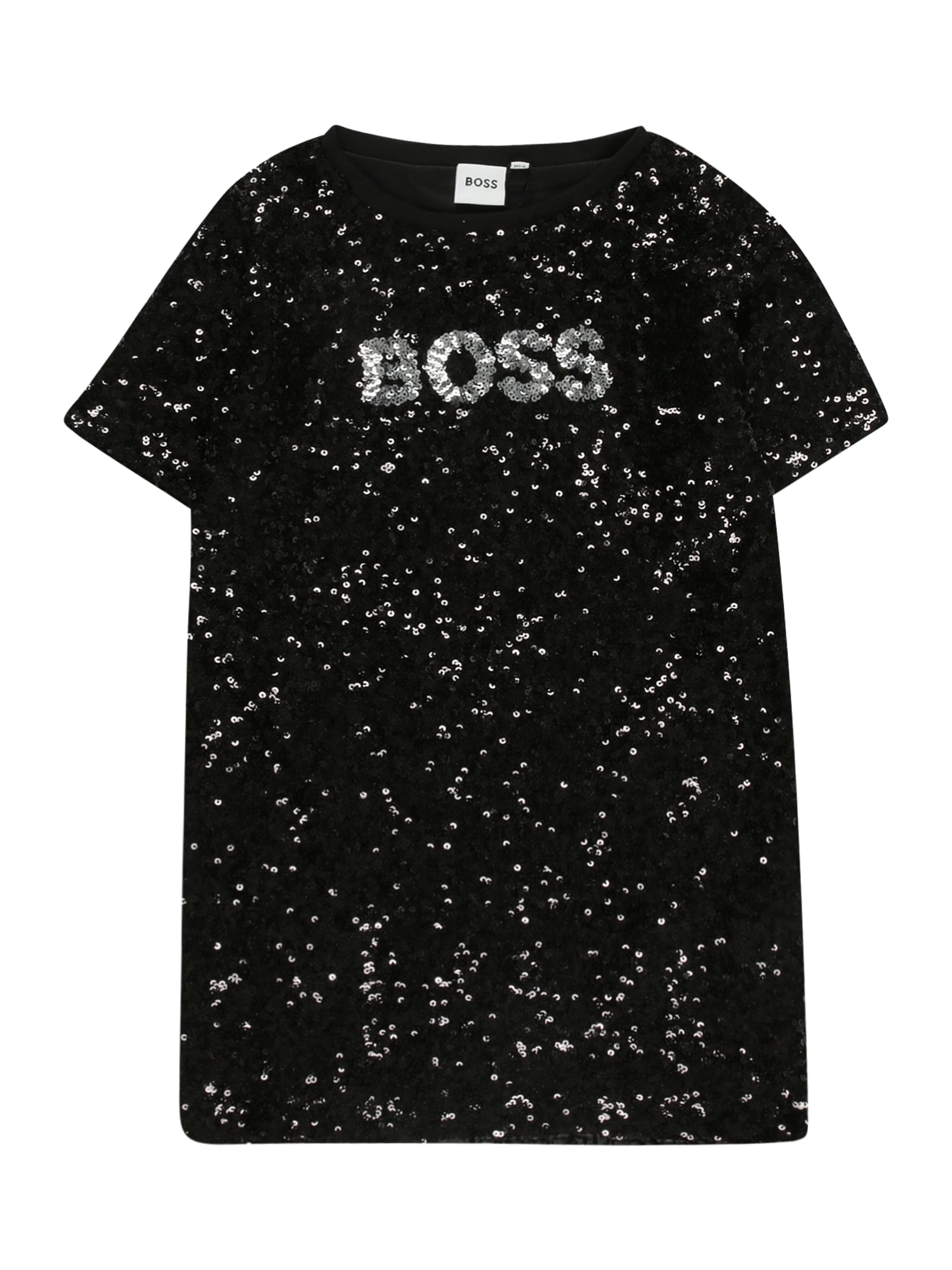 BOSS Kidswear Vestido  preto / prata