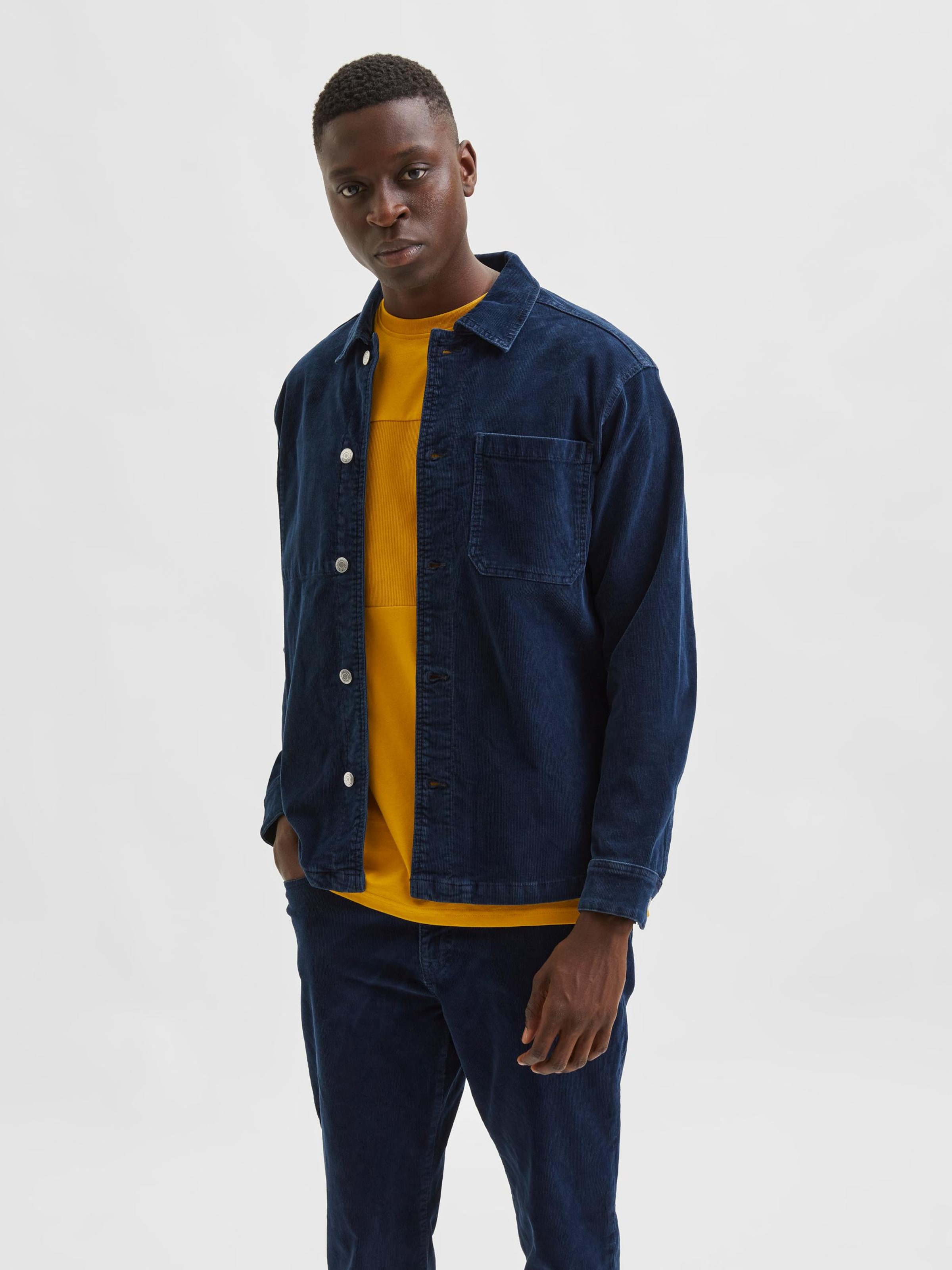 selected homme utility coach jacket