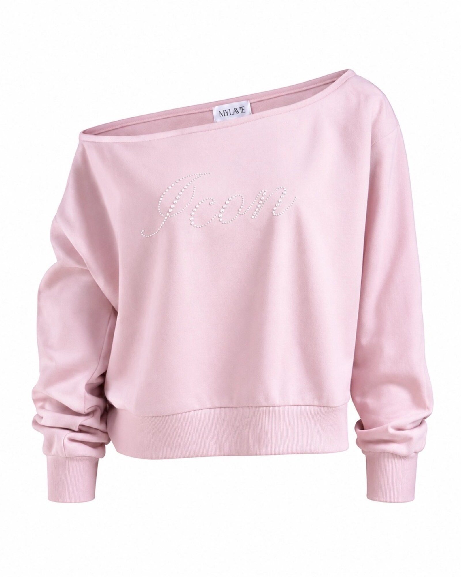 MYLAVIE by Sarah Harrison Bluză de molton roz