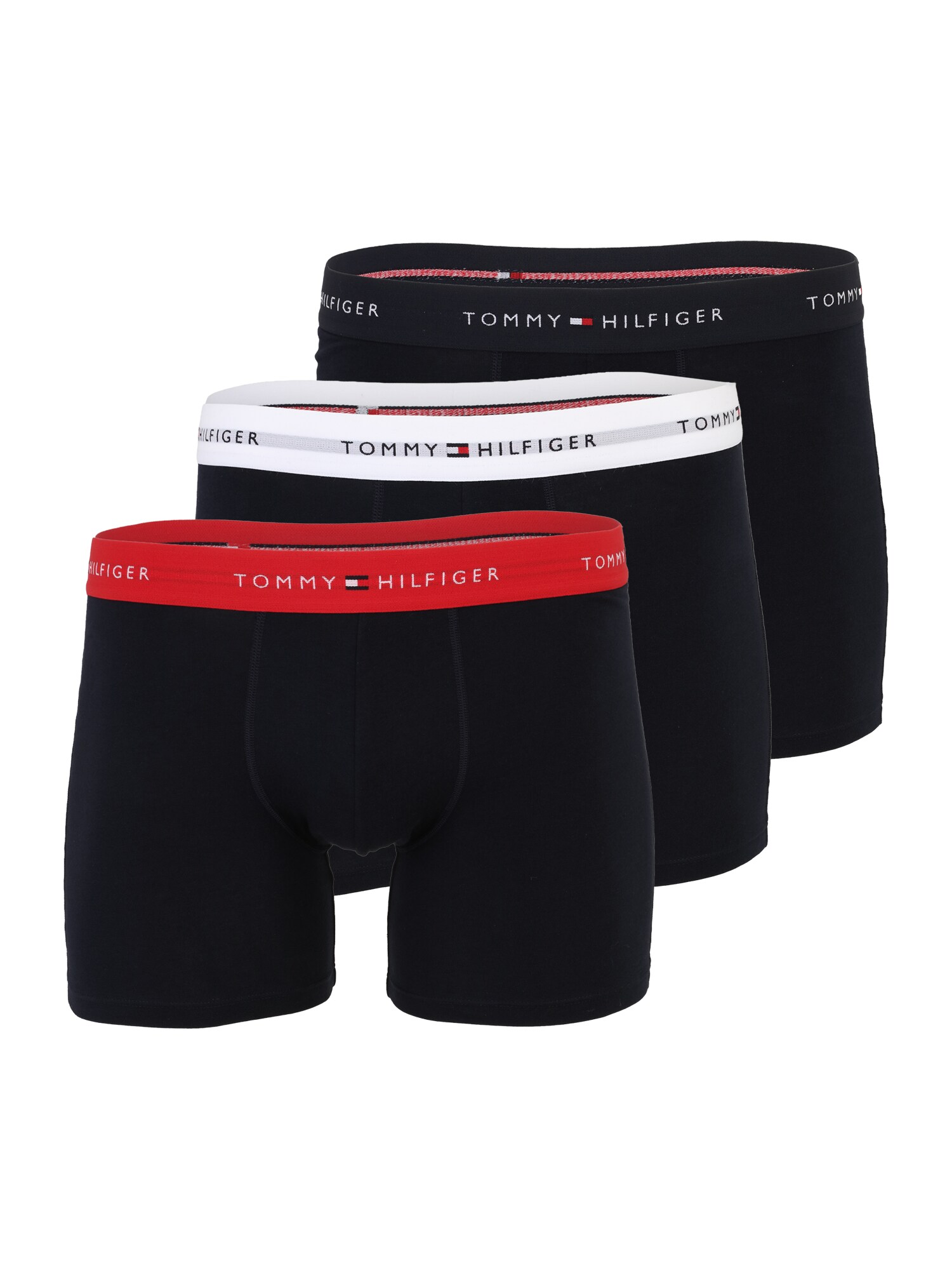 Tommy Hilfiger Underwear Boxeri  gri / negru / alb