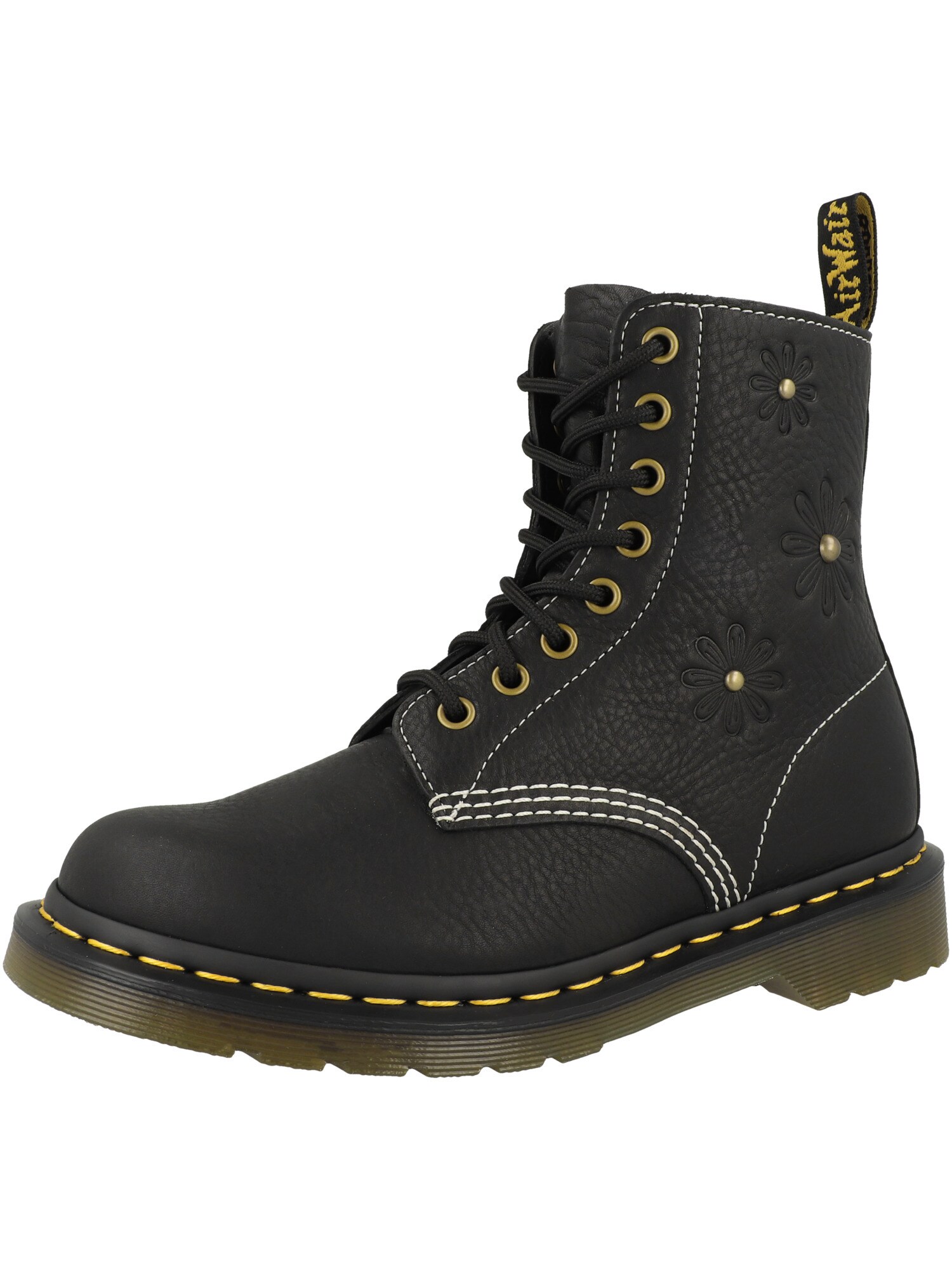 Dr. Martens Botines con cordones '1460 Pascal Flower' negro