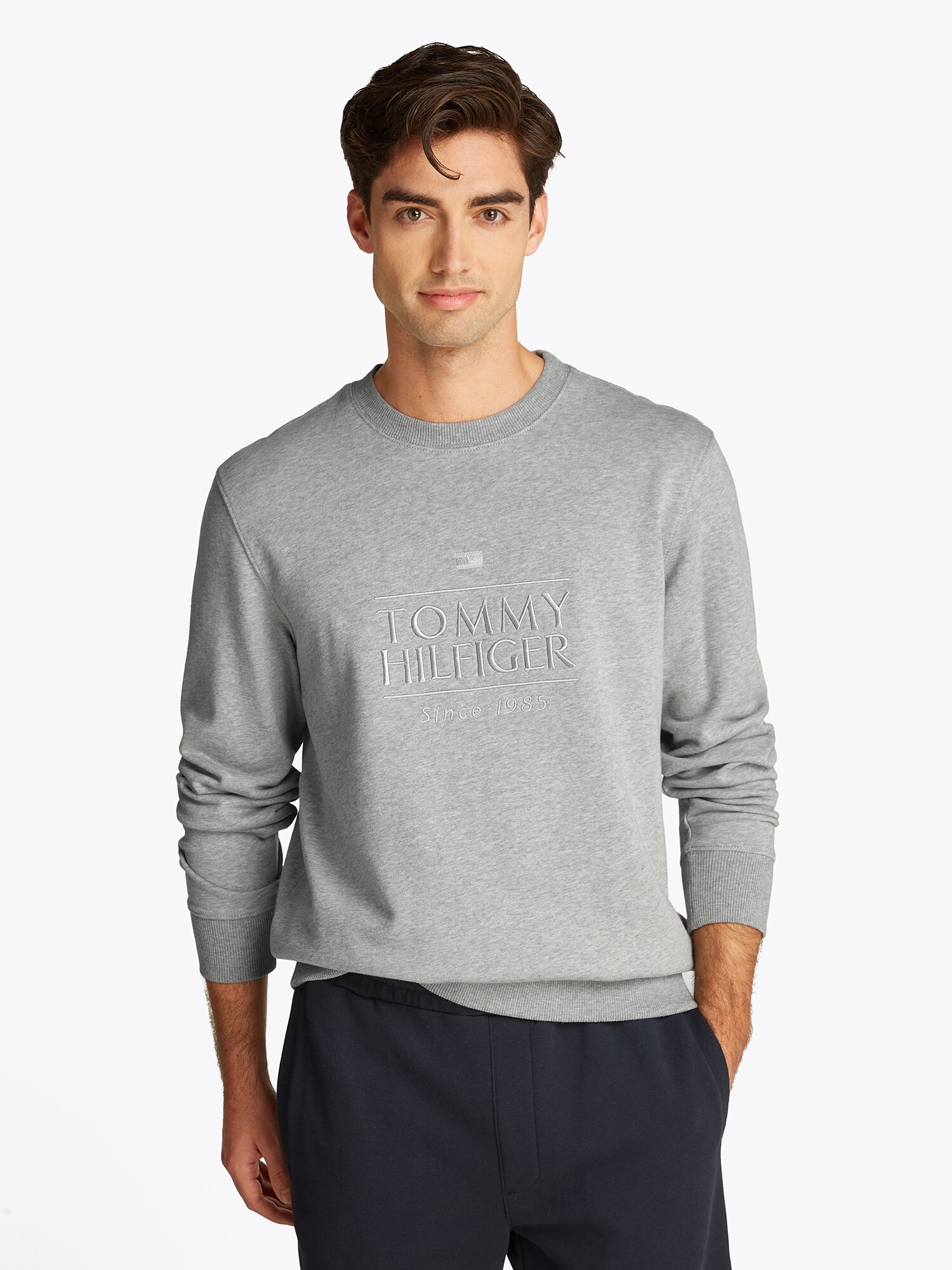 TOMMY HILFIGER Tréning póló  szürke termék 2. képe