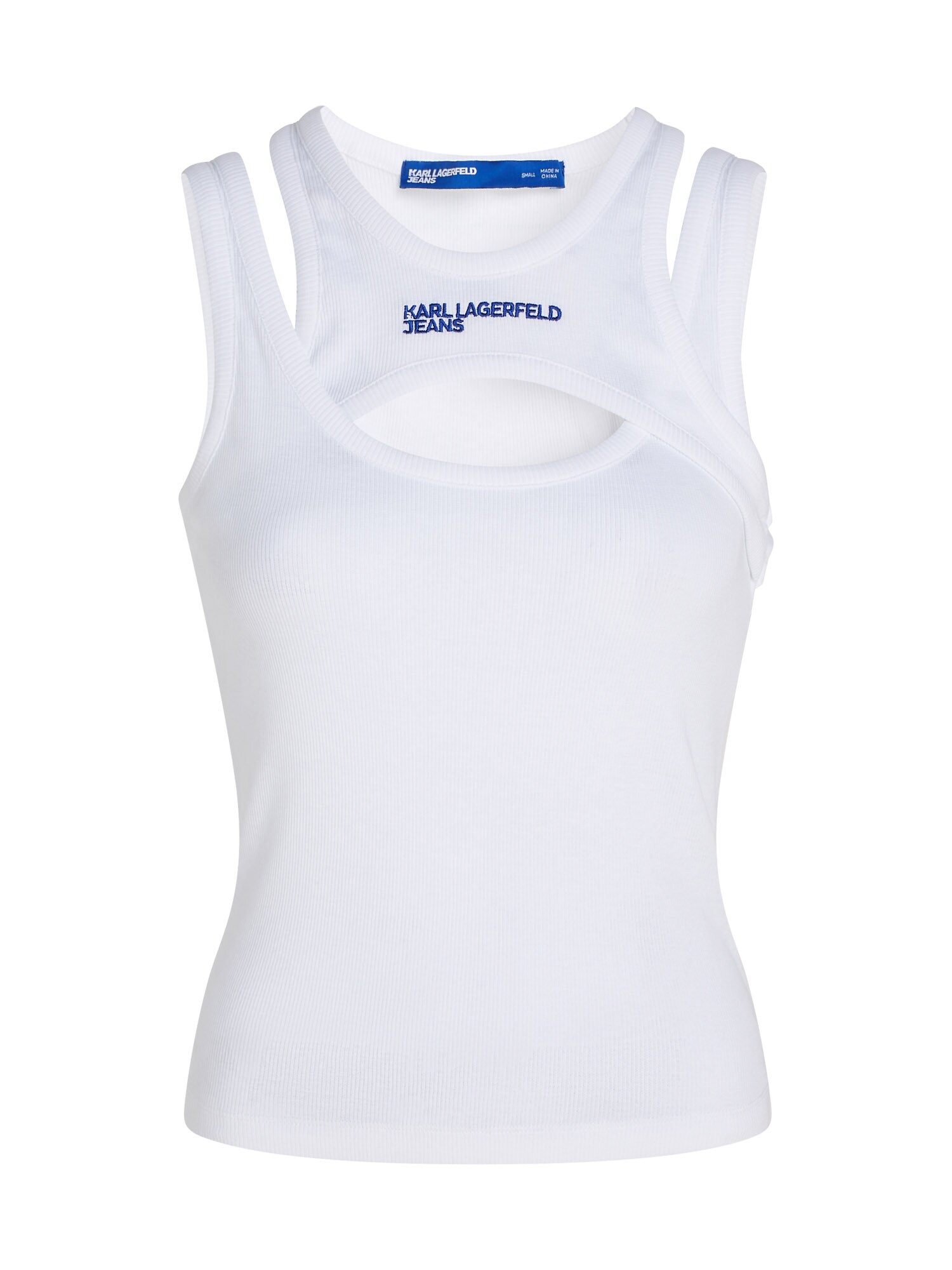 KARL LAGERFELD JEANS Top  encián / fehér akciós termékkép 1