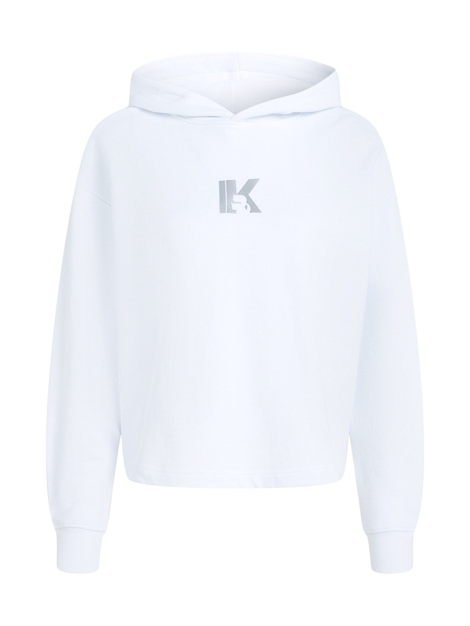 KARL LAGERFELD JEANS Bluză de molton  alb