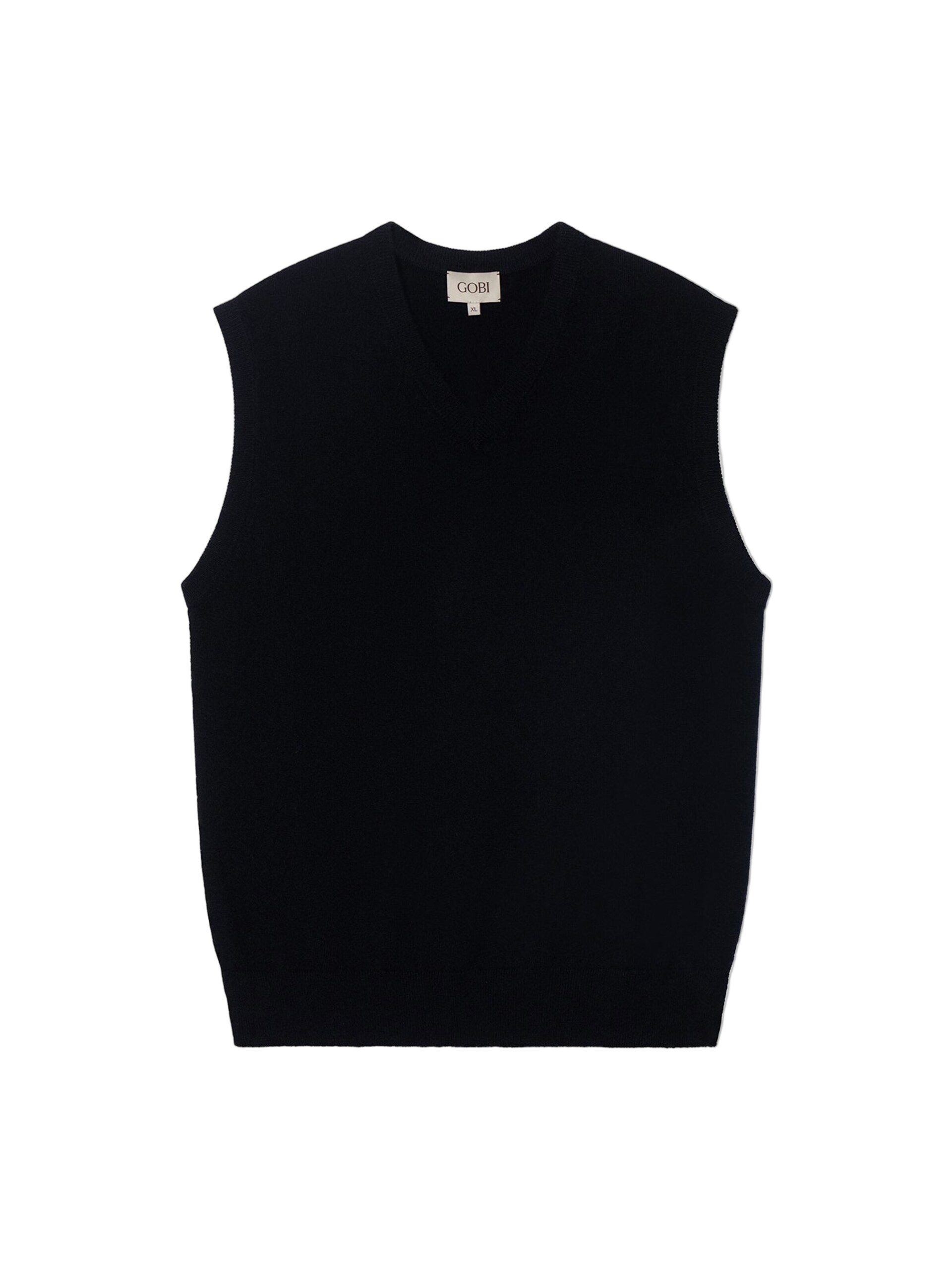 GOBI Cashmere Slipover 'Men's Essential V-Neck Cashmere Vest' västar herr
