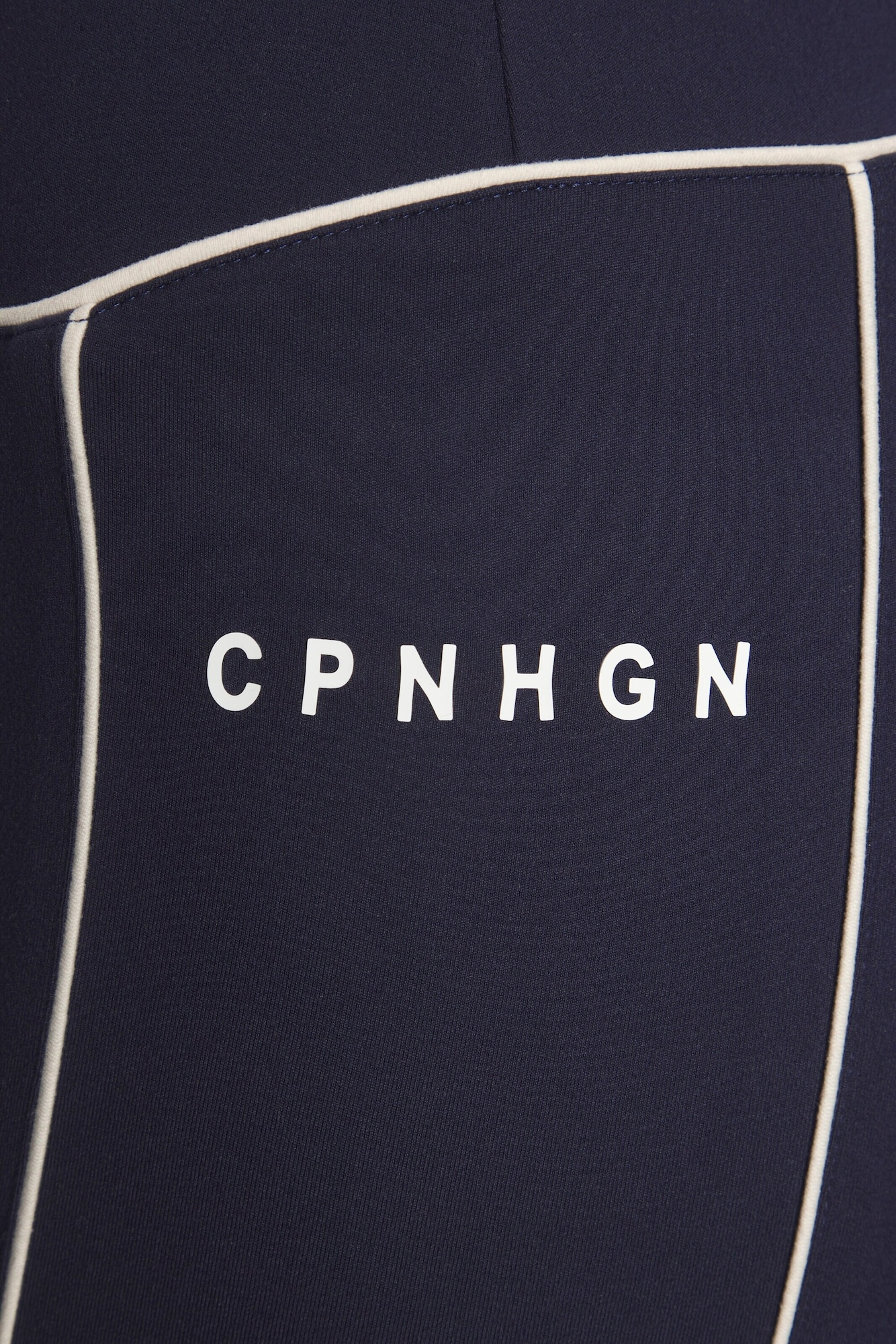 Copenhagen Studios Športové nohavice námornícka modrá / biela (obrázok 5)