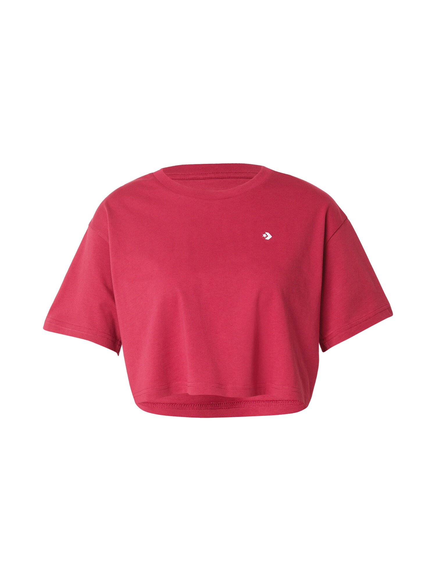 CONVERSE Tricou  roșu cranberry / alb