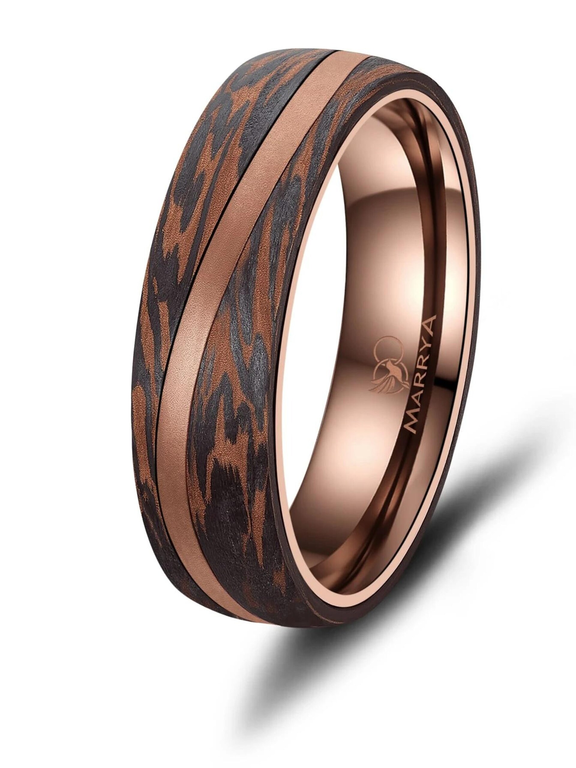 MARRYA Ring 'MARRYA Ehering CB-05 Carbon-Bronze' dam