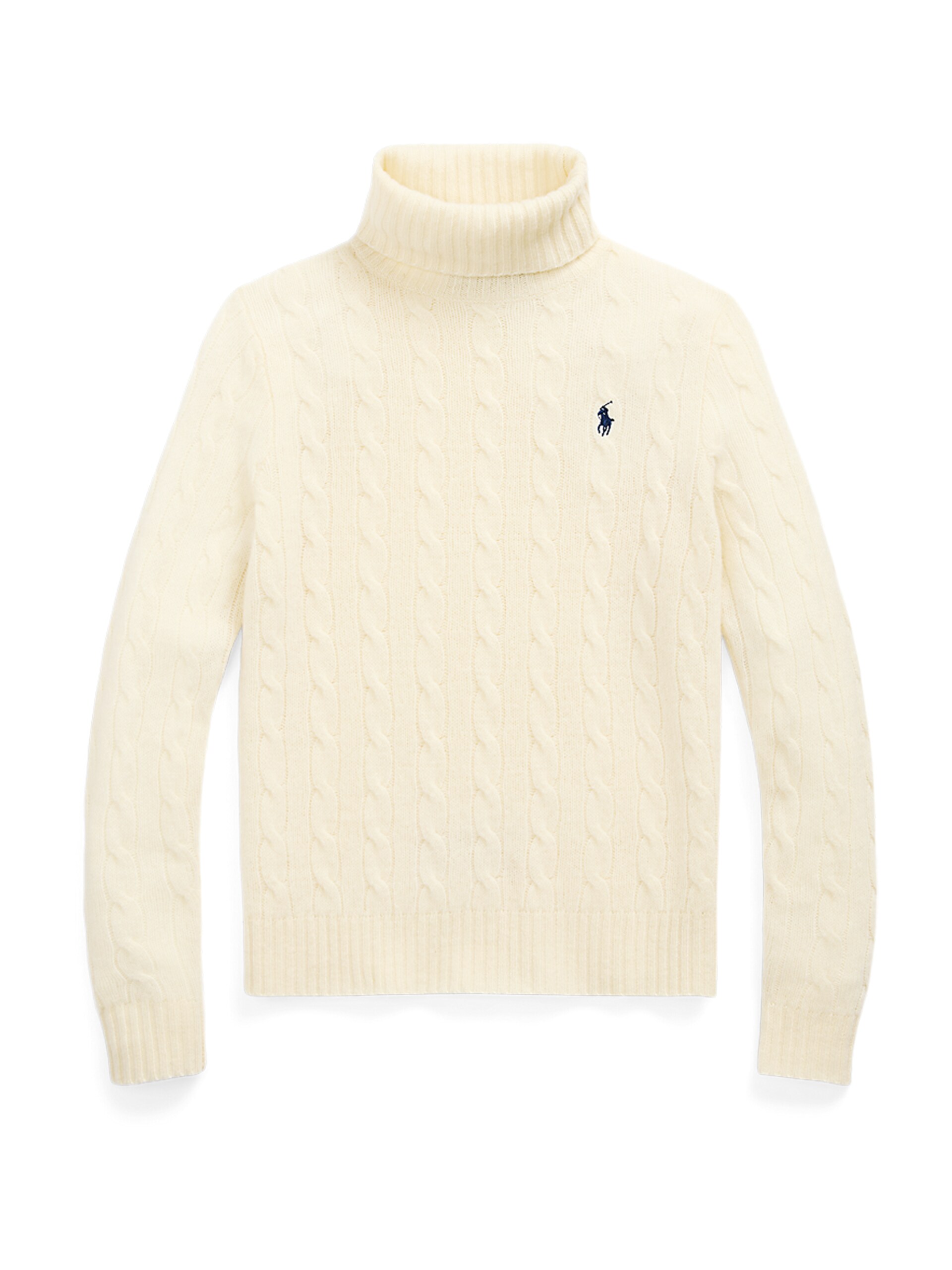 Polo Ralph Lauren Creamvit tröja i kashmir och ull dam – bild 2