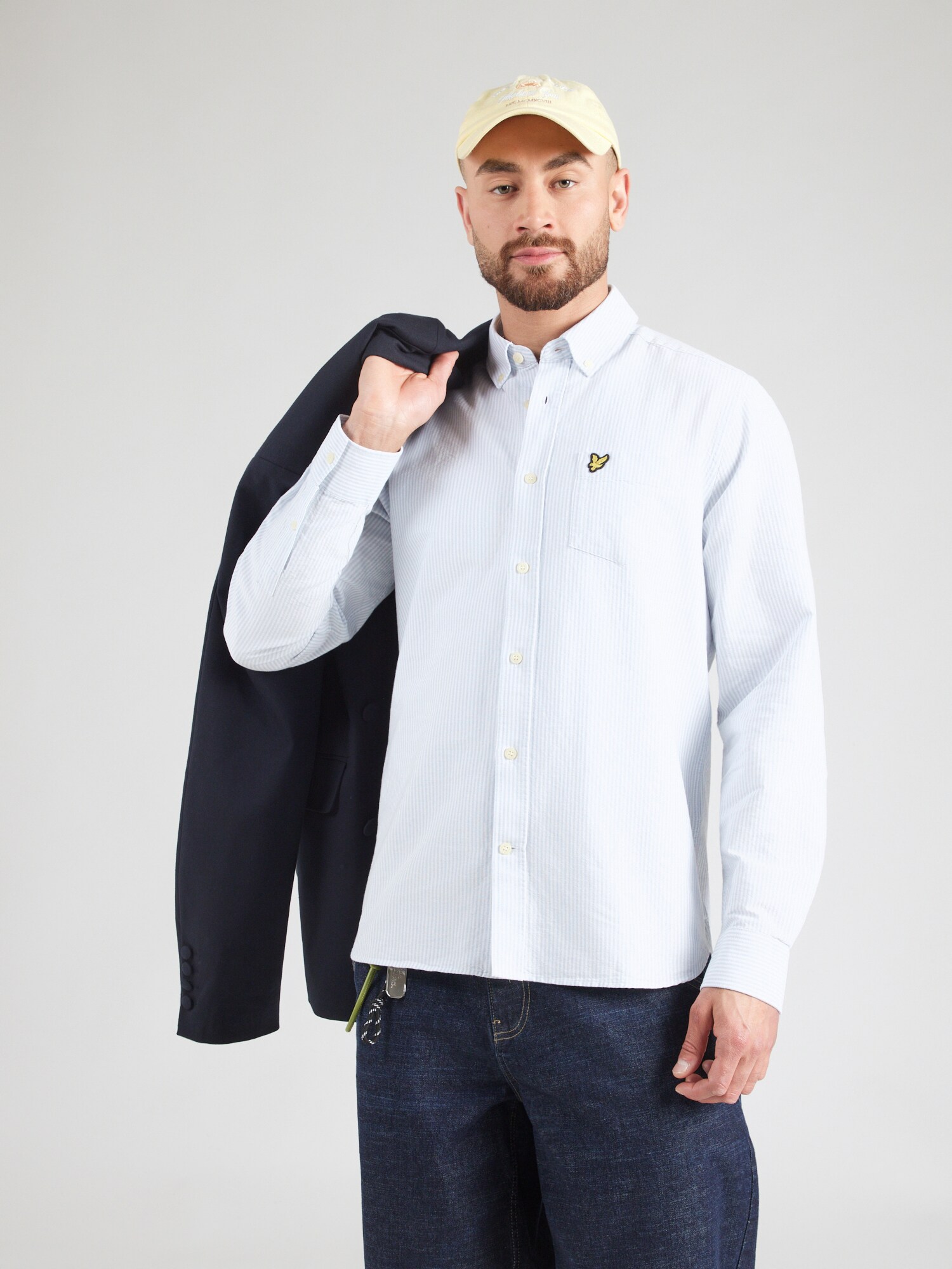 Lyle & Scott Košeľa  svetlomodrá / biela (obrázok 2)