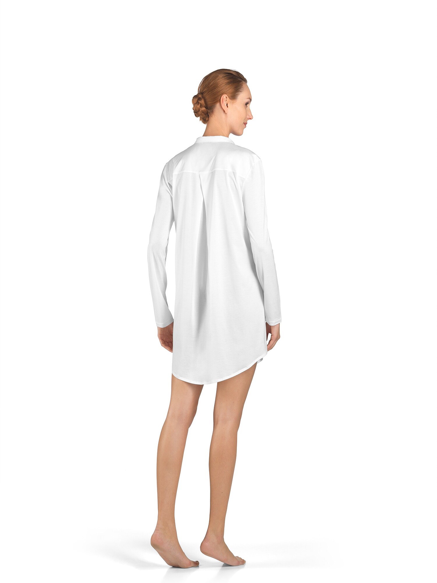 Thumbnail - Hanro Langarm Nachthemd  Cotton Deluxe 90cm