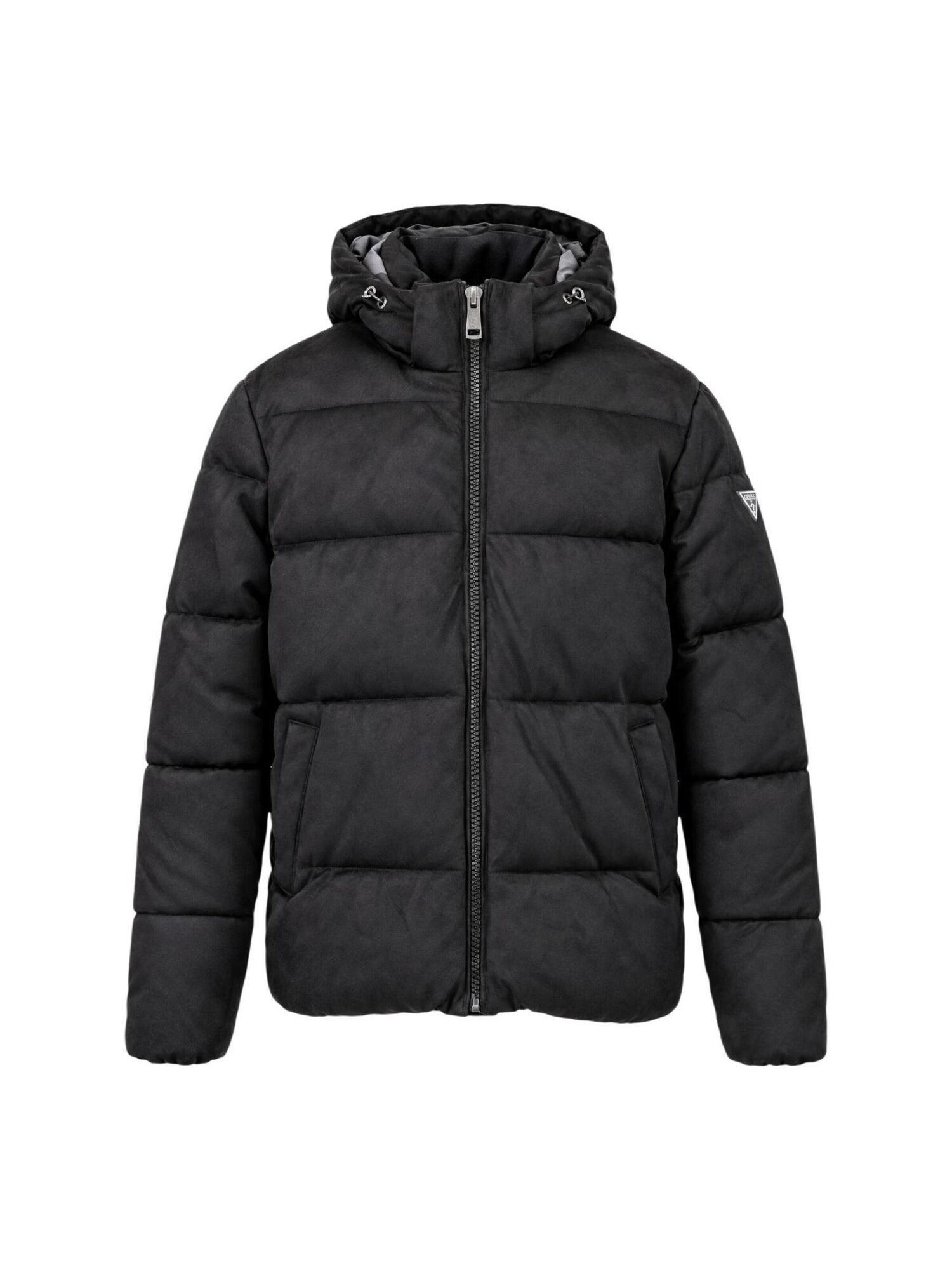 GUESS Abrigo de invierno 'SUEDE PUFFA JACKET M6BL36 W4148' negro – imagen 1