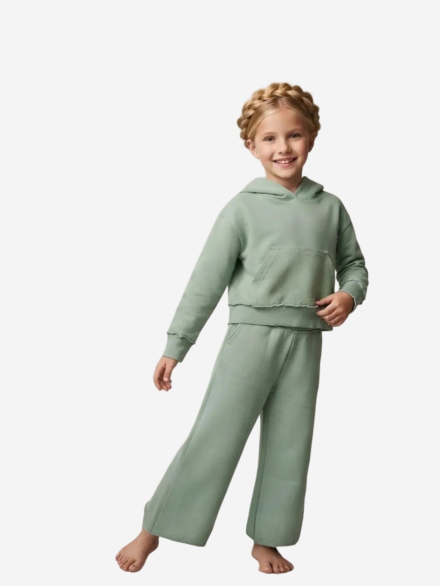 Hilal Akinci Kids Komplet 'Zweiteiliges Set' pastelno zelena