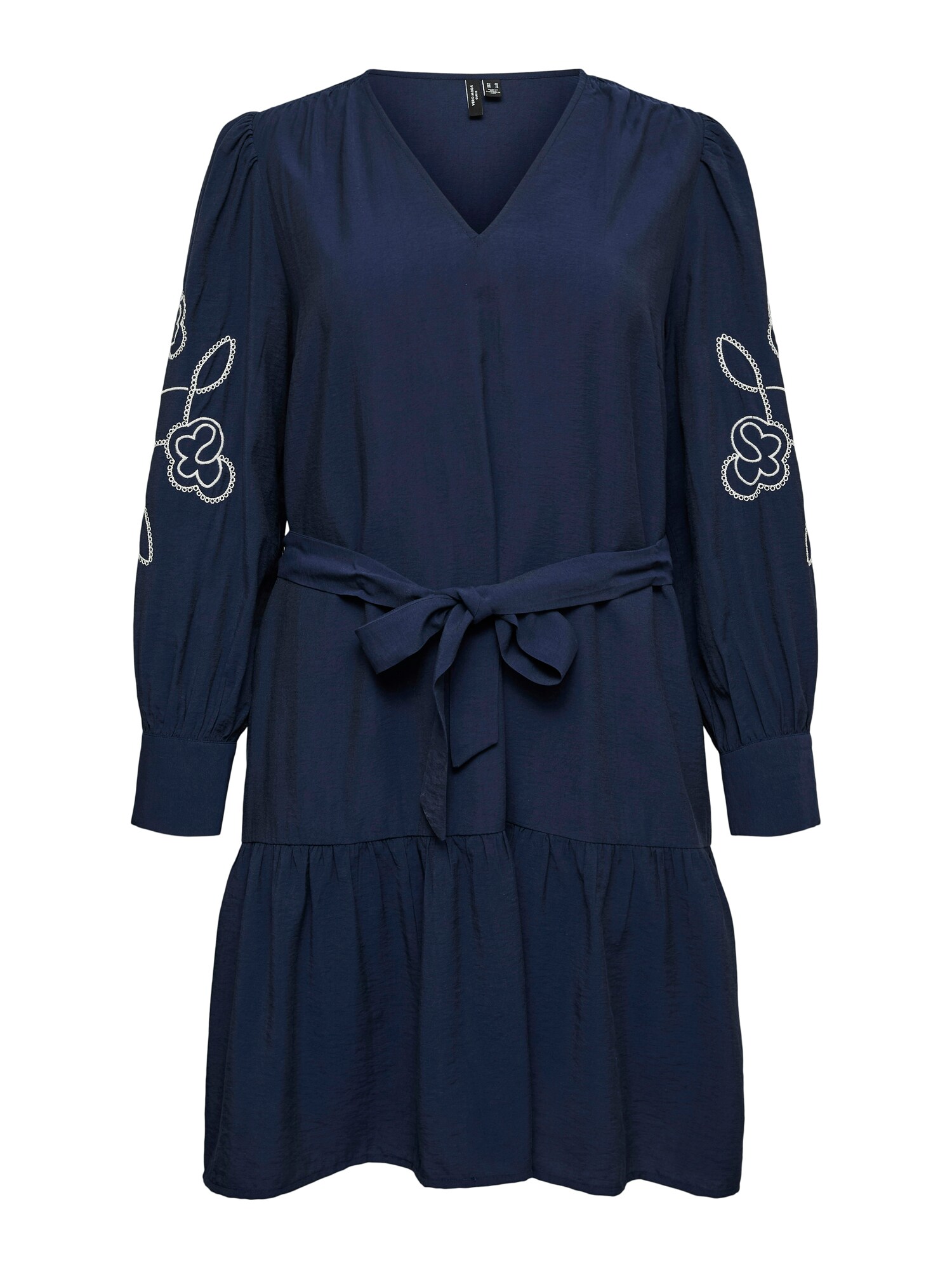 Vero Moda Curve Rochie 'VMCanya'  bleumarin / alb natural