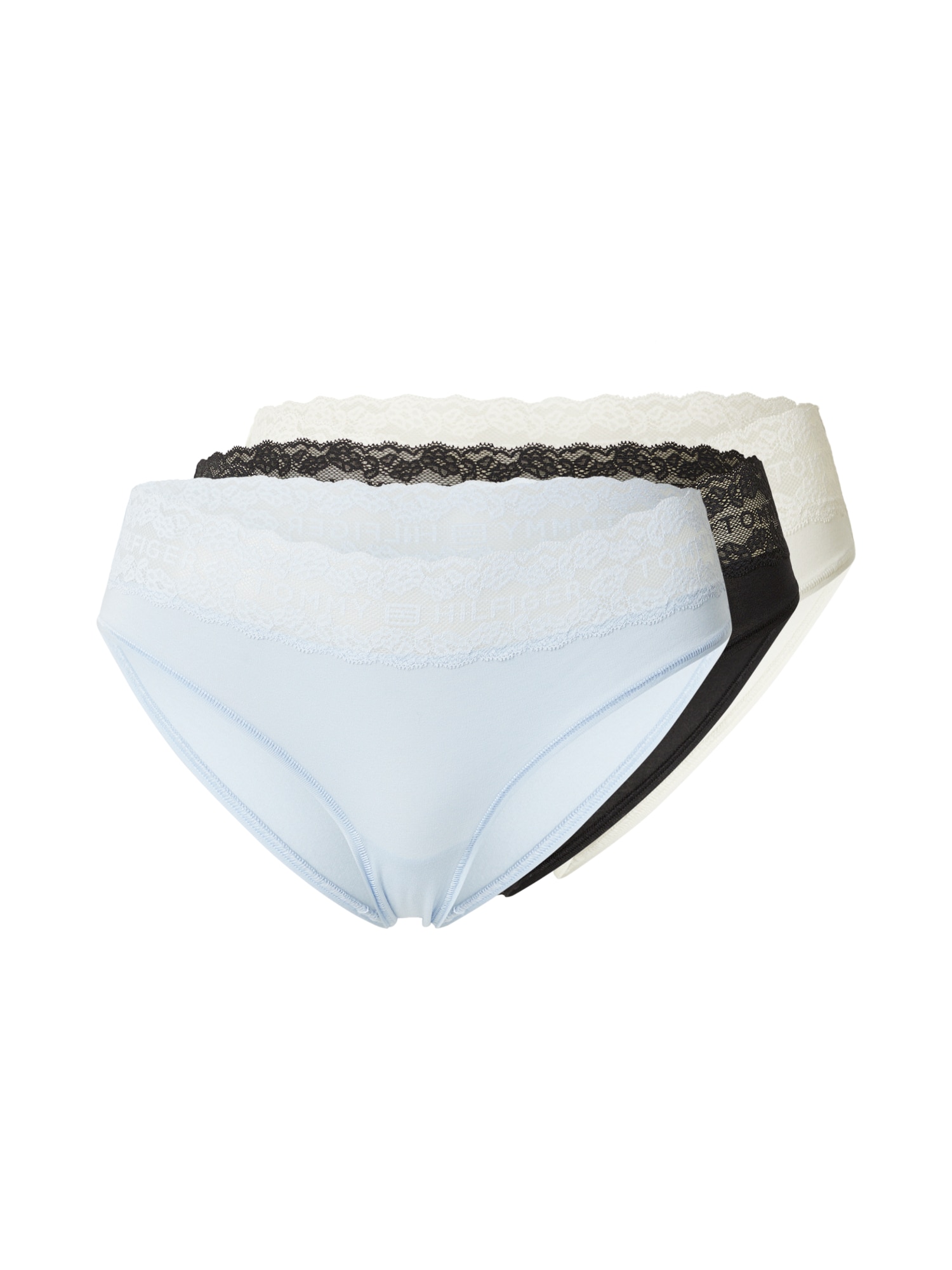 Tommy Hilfiger Underwear Tanga  crem / albastru deschis / negru