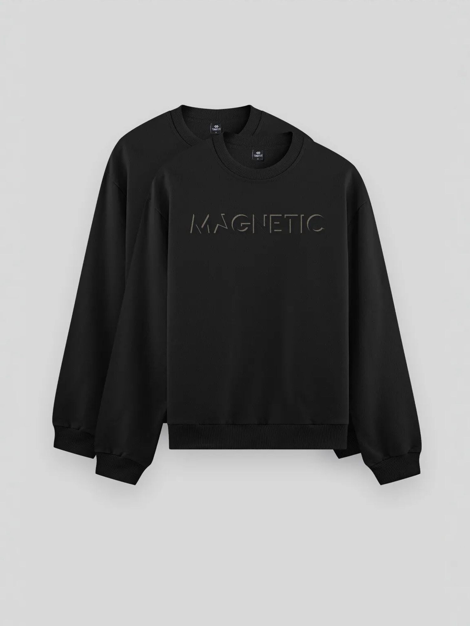 Tommy Life Sweater majica crna
