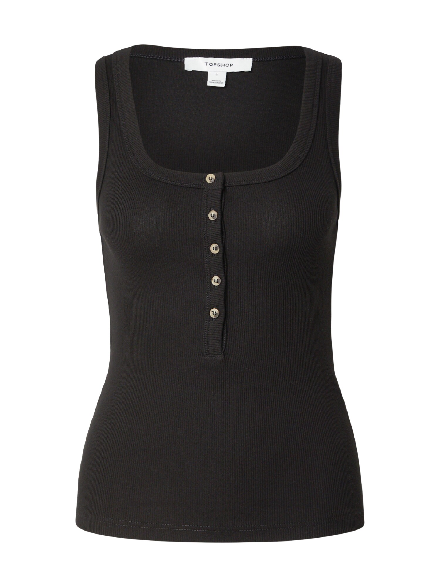 TOPSHOP Top 'ELLA'  negro
