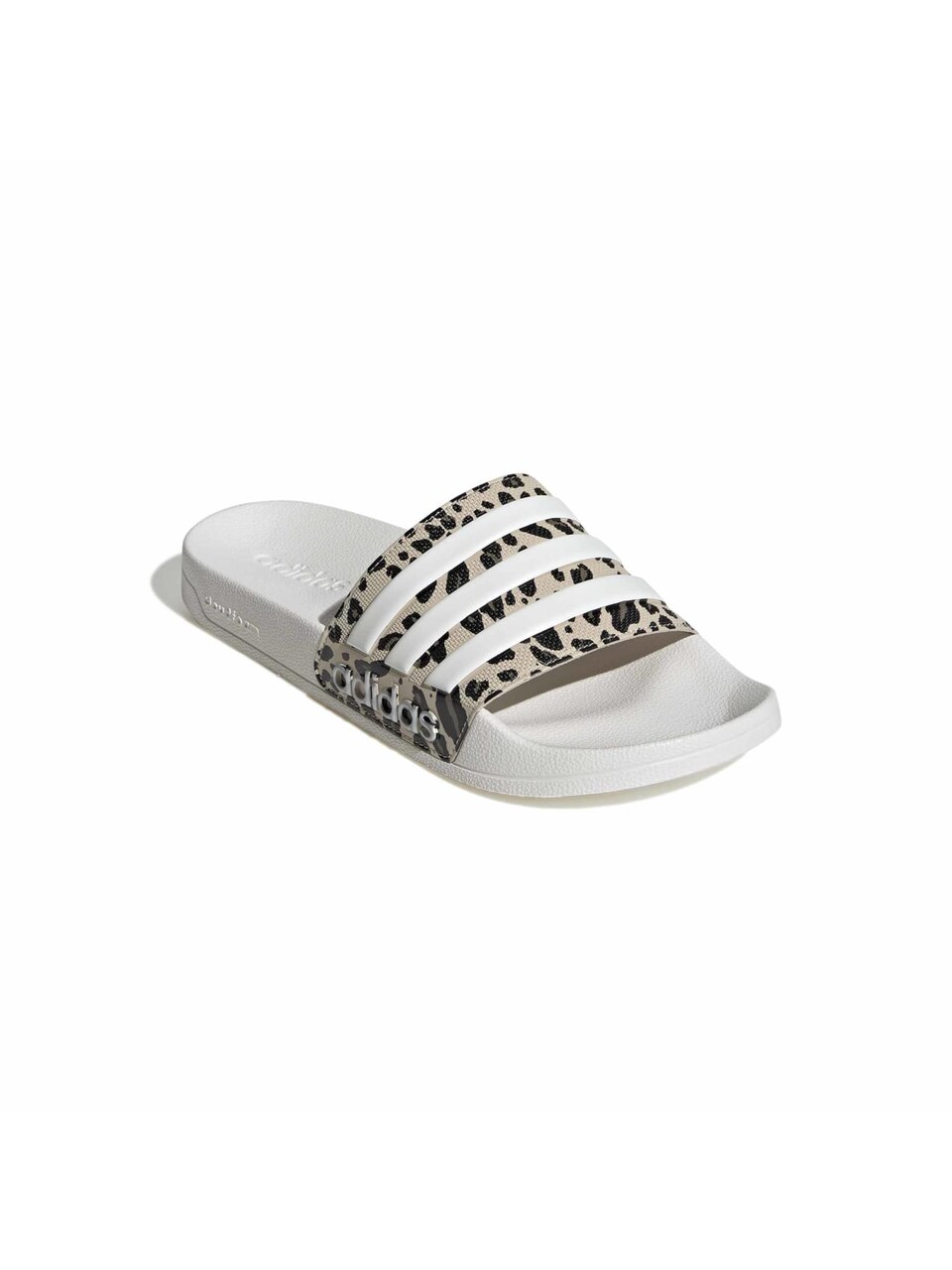 Pantolette 'Adilette Shower' beige / svart