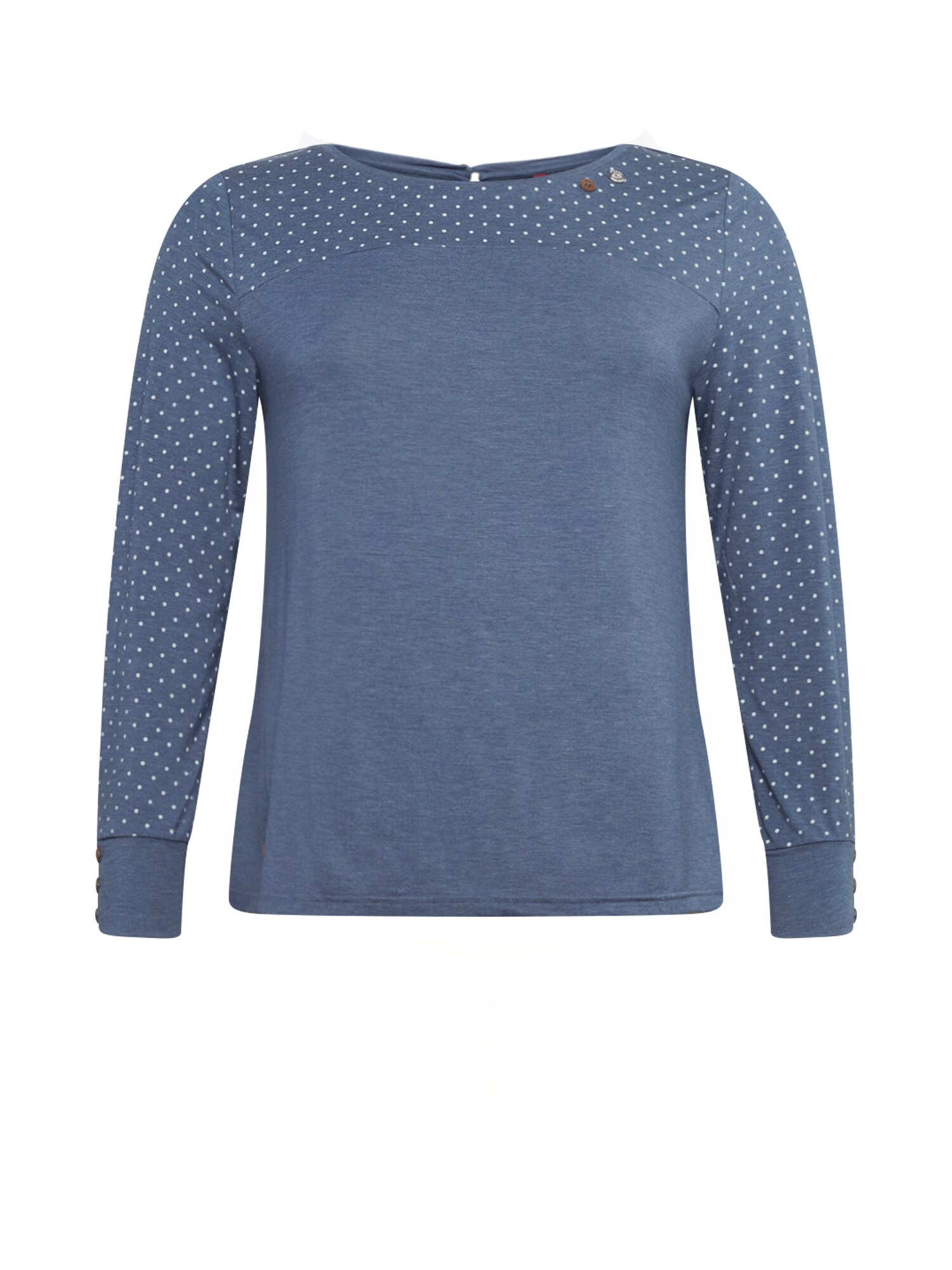 Ragwear Plus Marškinėliai 'MALITA'  mėlyna / balta